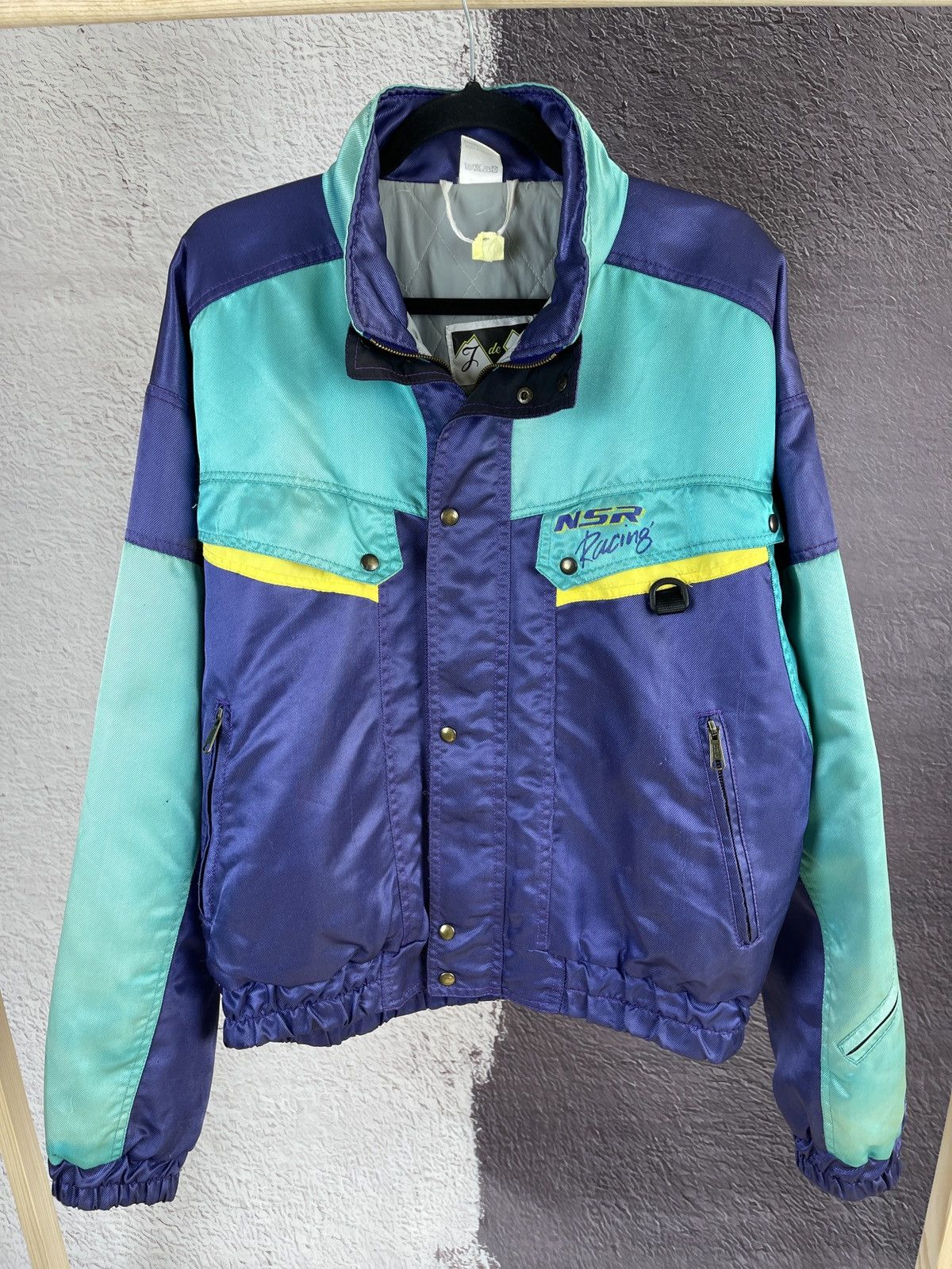 Vintage Vintage 70s NSR racing colour blocked cropped jacket Size US M / EU 48-50 / 2 - 3 Thumbnail