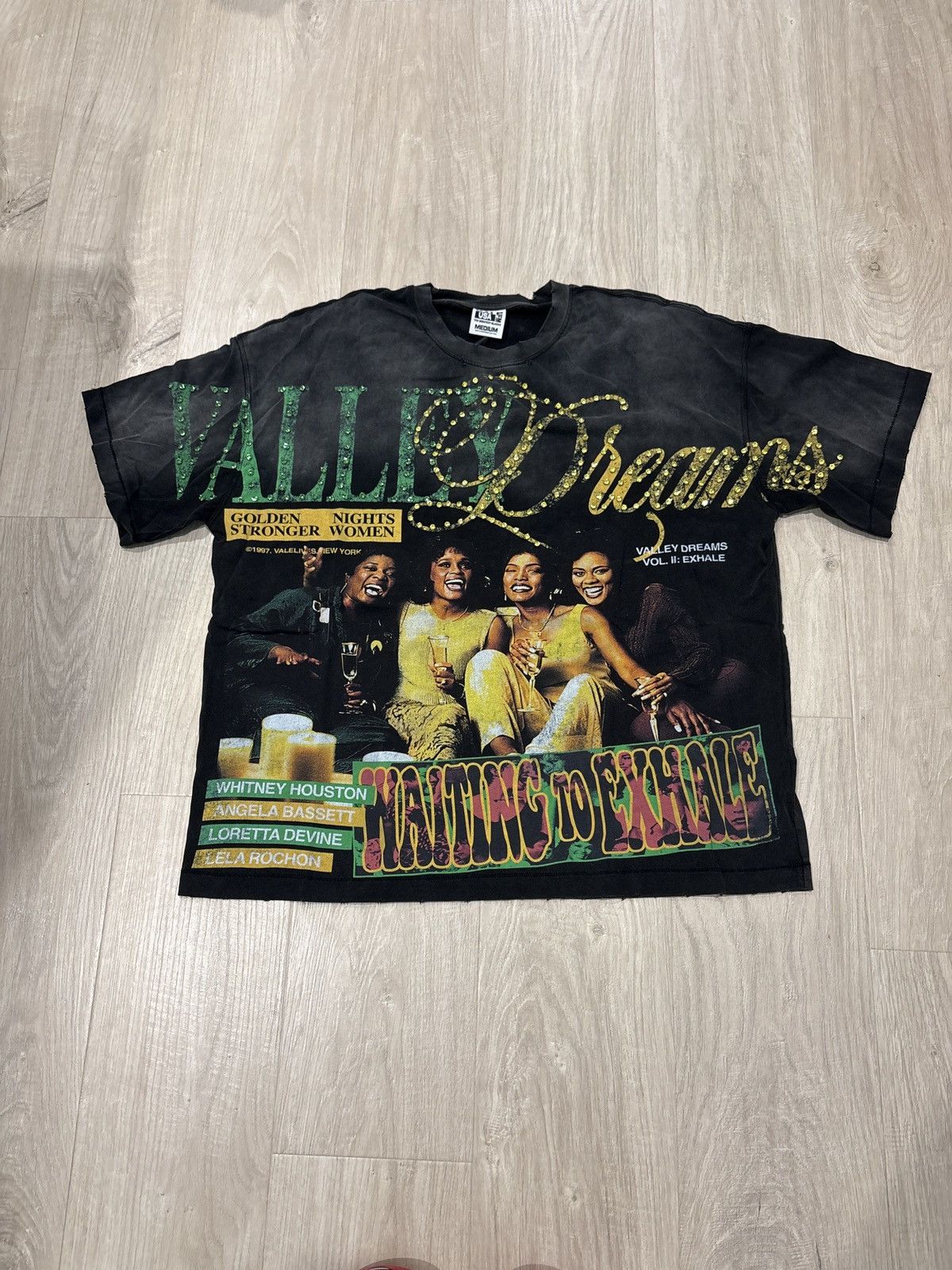 Vale Vale “XHALE” Bling Tee ✅🍋 Size XL Size US XL / EU 56 / 4 - 1 Thumbnail