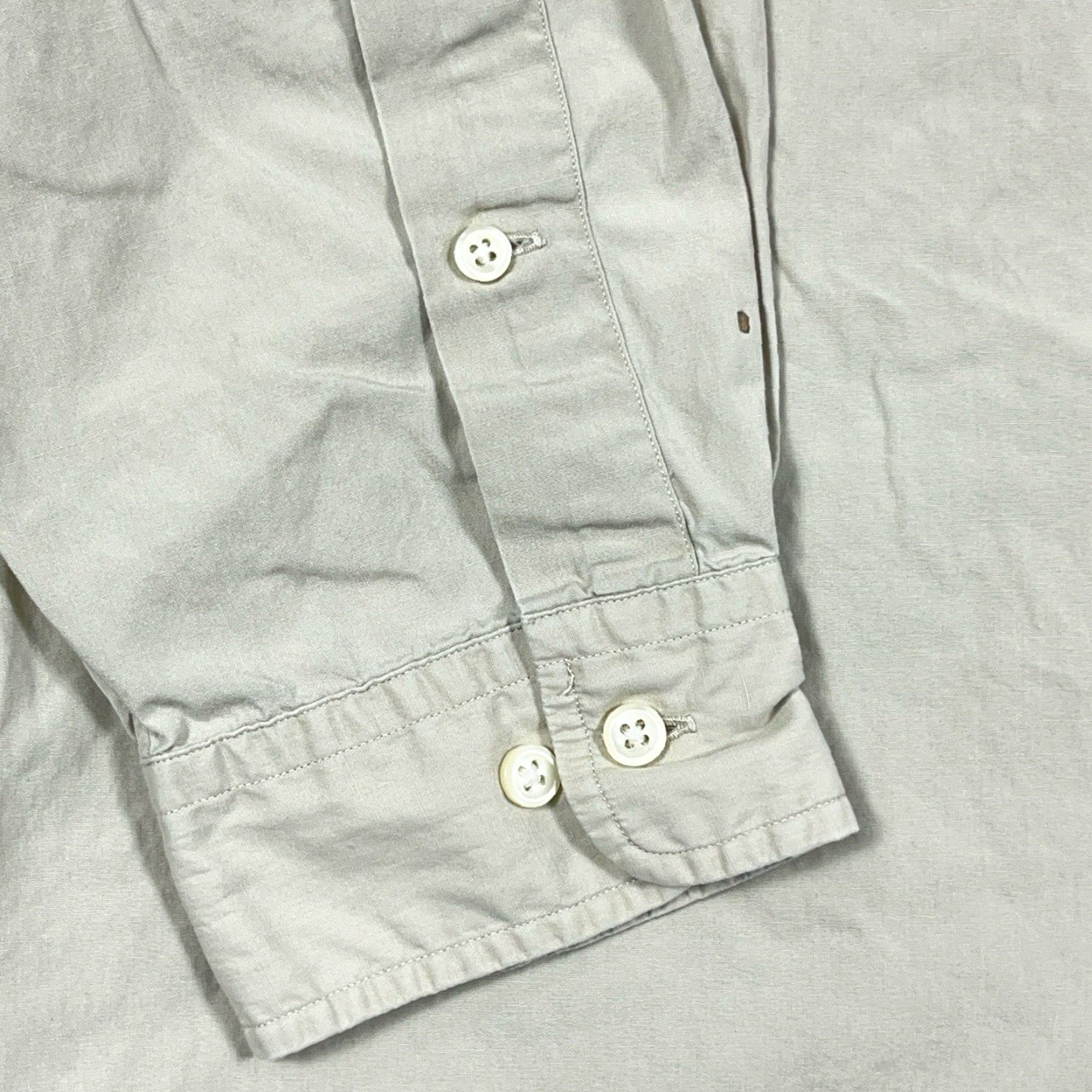 Ralph Lauren Ralph Lauren Shirt Men Large 16.5 32/33 Tan Button Up Yarmouth Poplin Dress L Beige Cotton Check Long Sleeve Modern Mens Size 42R - 4 Thumbnail