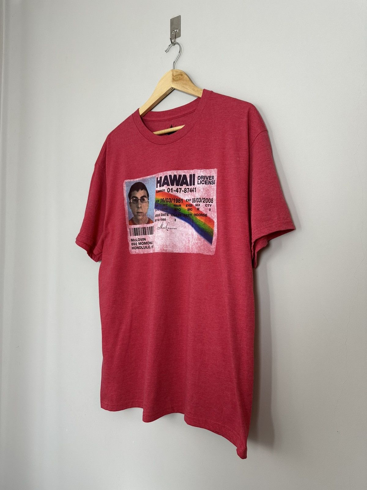 Mad Engine Superbad McLovin License Tee XL Red Vintage 2011 Mad Engine Size US XL / EU 56 / 4 - 2 Thumbnail