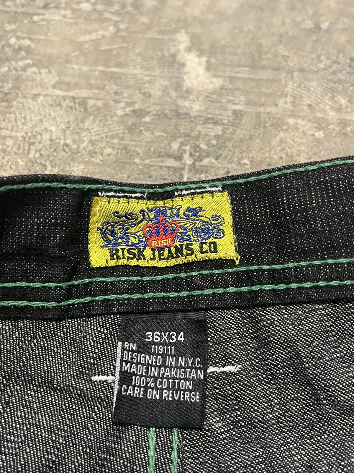 Southpole × Vintage Y2k baggy fit embroidery jnco style jeans hype opium Size US 34 / EU 50 - 7 Thumbnail