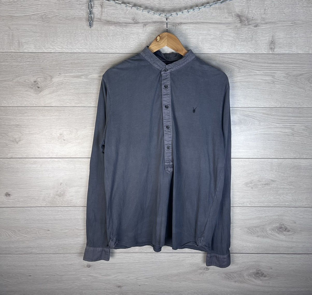 Allsaints Men's Button Down Shirt 1/3 size L Allsaints y2k Size US L / EU 52-54 / 3 - 1 Thumbnail
