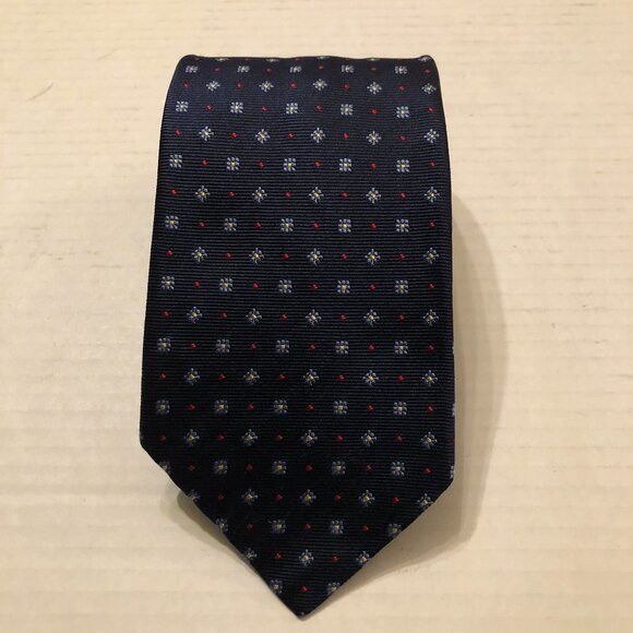 Ralph Lauren Ralph Lauren men's new navy 100%silk tie 3 1/2" X 58" Size ONE SIZE - 1 Thumbnail