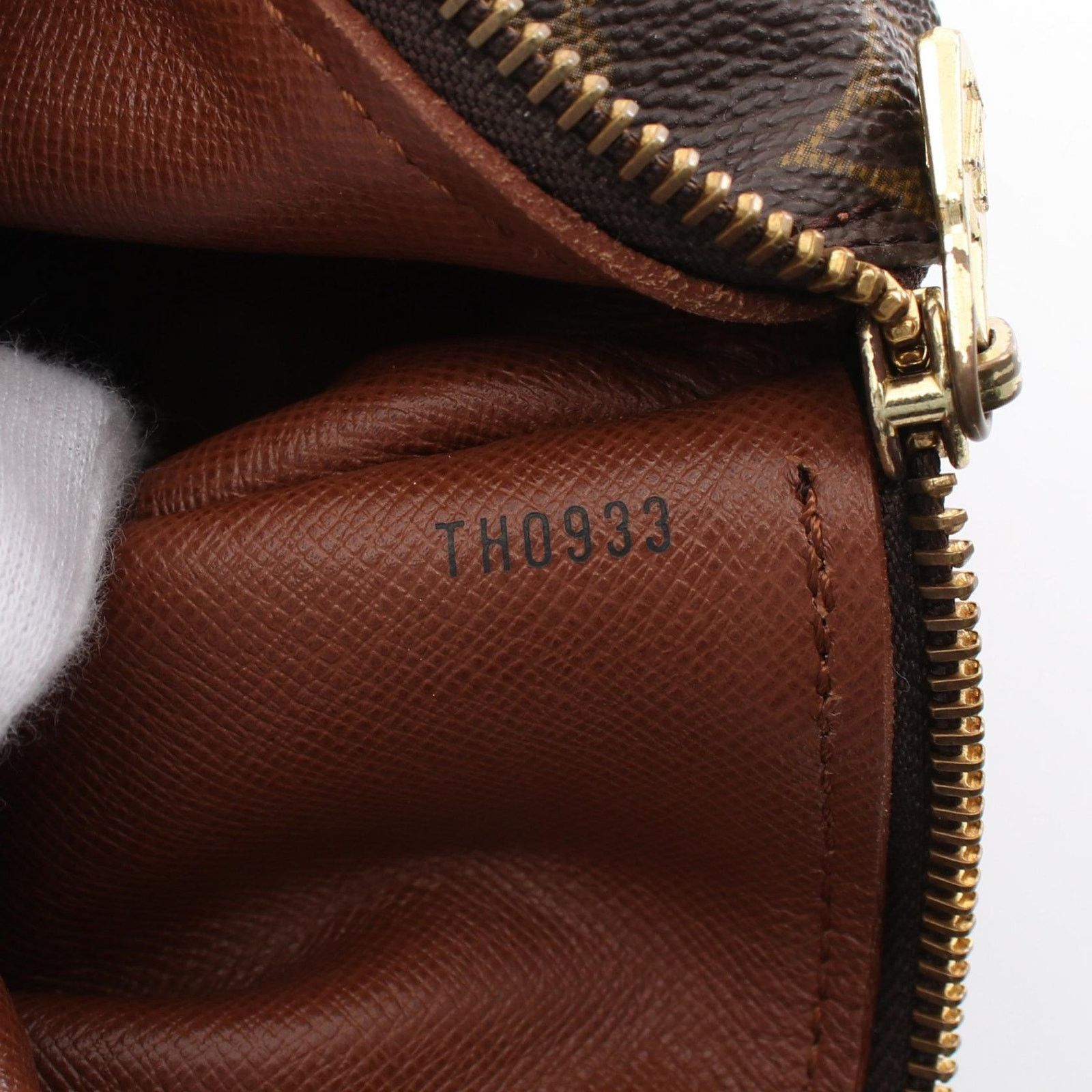 LOUIS VUITTON Monogram Papillon 26 Handbag Brown