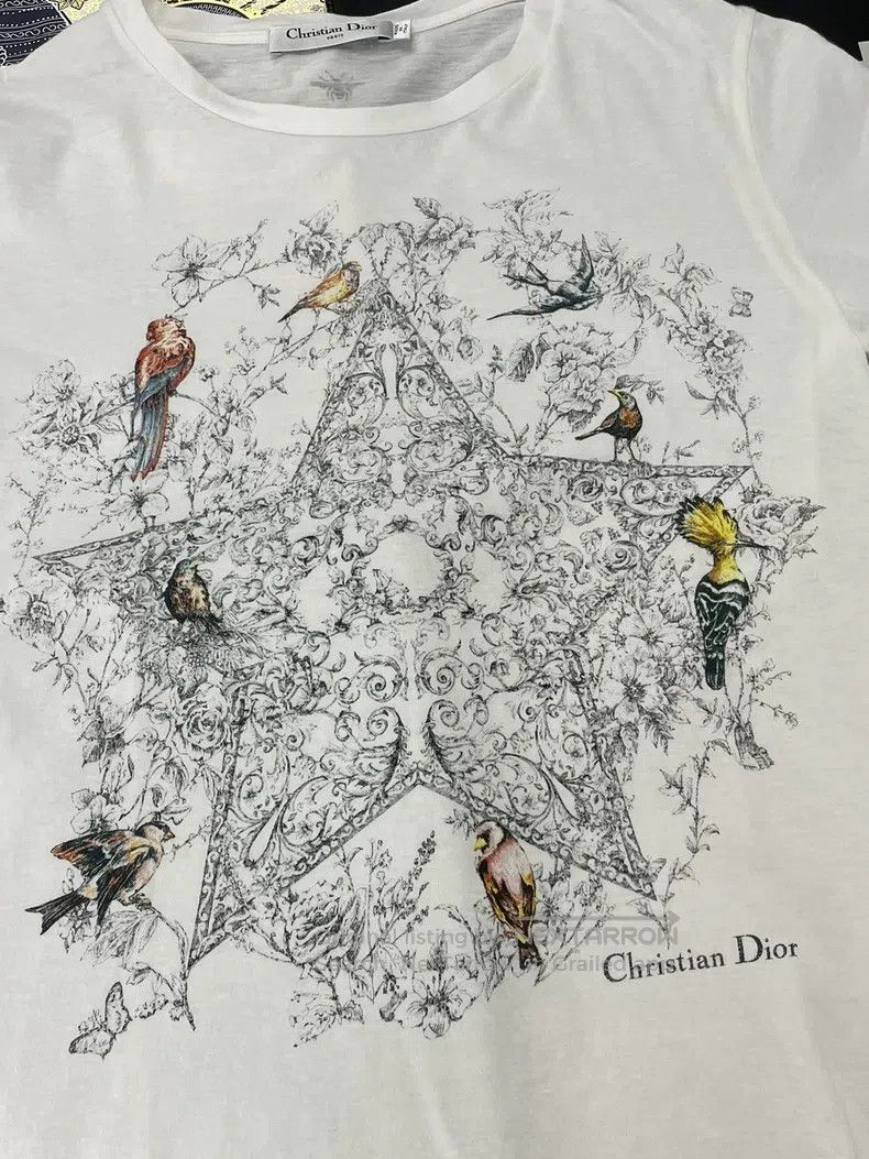 Dior Dior Five-pointed star printed short-sleeved T-shirt Size M / US 6-8 / IT 42-44 - 2 Thumbnail