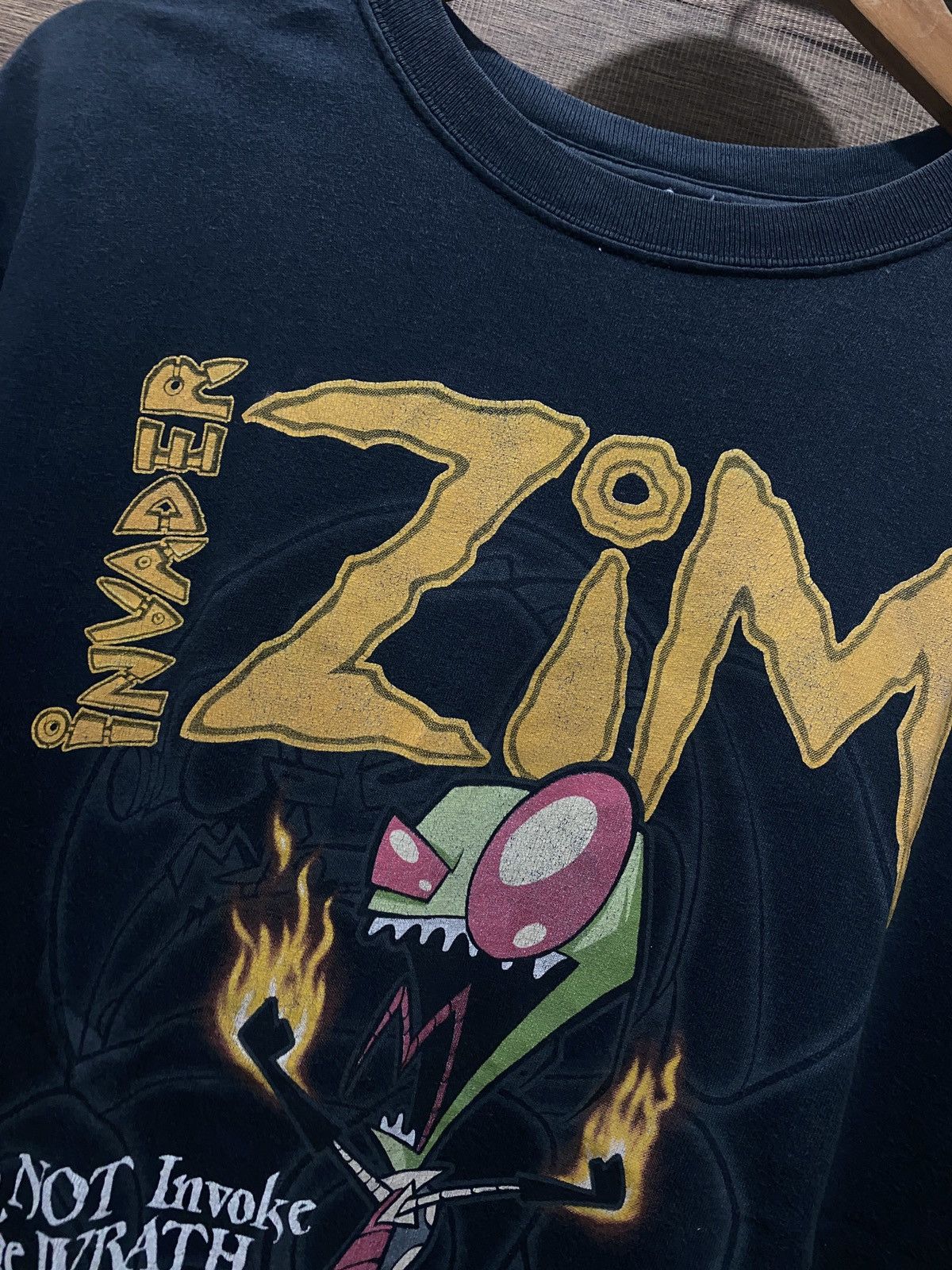 Nickelodeon × Vintage Vintage 00s Invader Zim The Irken Elite Cartoon Promo Tee Size US L / EU 52-54 / 3 - 3 Thumbnail