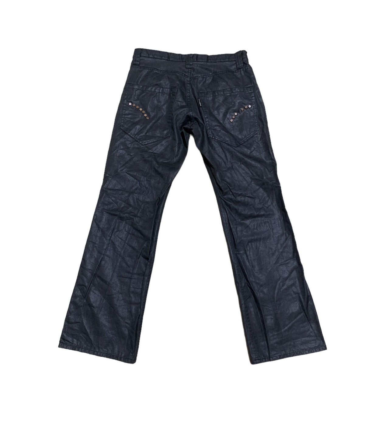 If Six Was Nine Flare Mens Tenoras Flare Jeans oil fabric made in japan Size US 28 / EU 44 - 1 Thumbnail