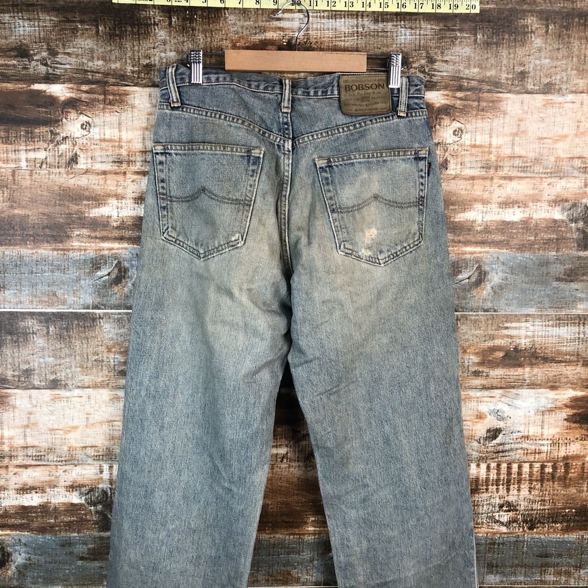 Vintage DL Bobson vintage Blue Denim Pants #C175 Size US 30 / EU 46 - 13 Thumbnail