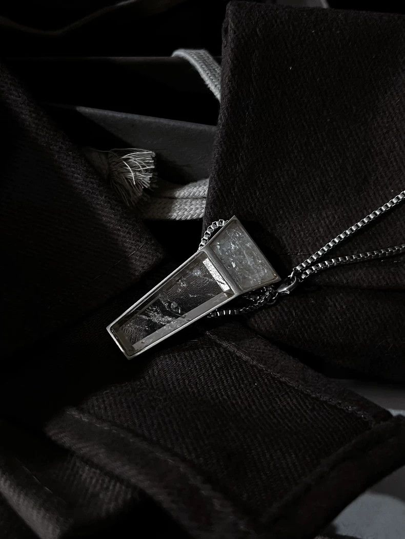 Rick Owens rick owens 23 FW brass crystal necklace Size ONE SIZE - 3 Thumbnail