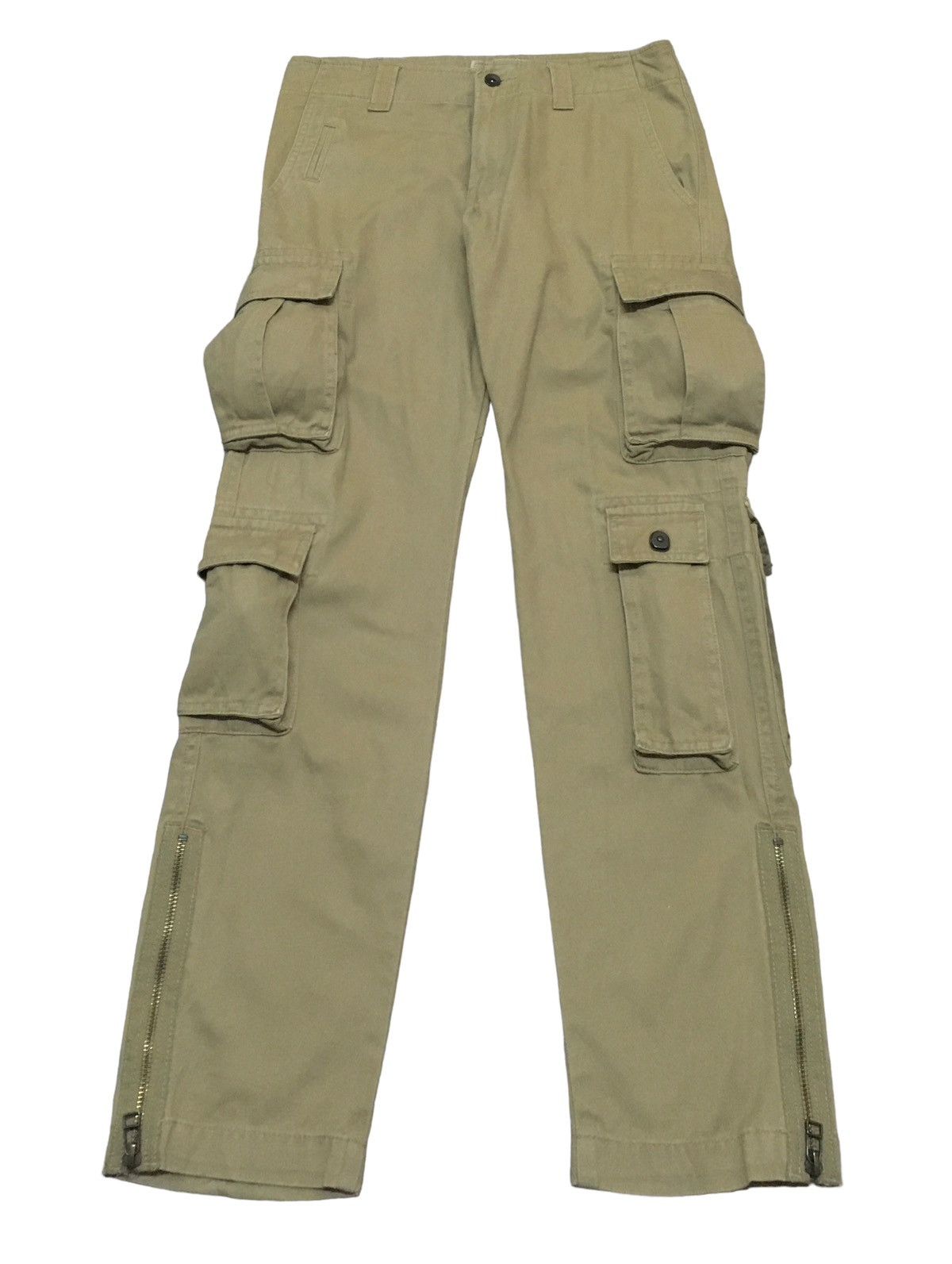 If Six Was Nine × Japanese Brand Rare Design Vintage Yellow And Purple Tactical Pants 1990s Size US 30 / EU 46 - 1 Thumbnail
