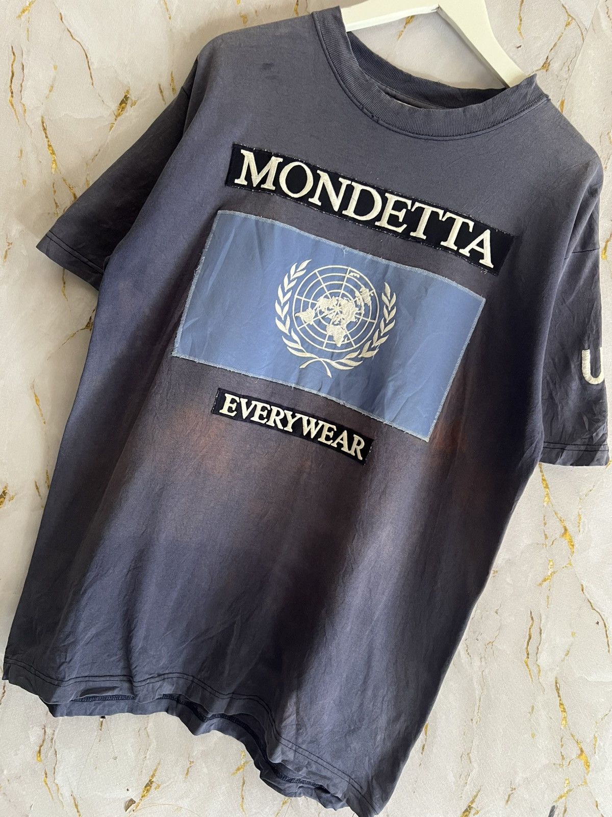 Mondetta Vintage Mondetta T-Shirt – 90s World Flag Graphic Streetwear Size US XL / EU 56 / 4 - 5 Thumbnail