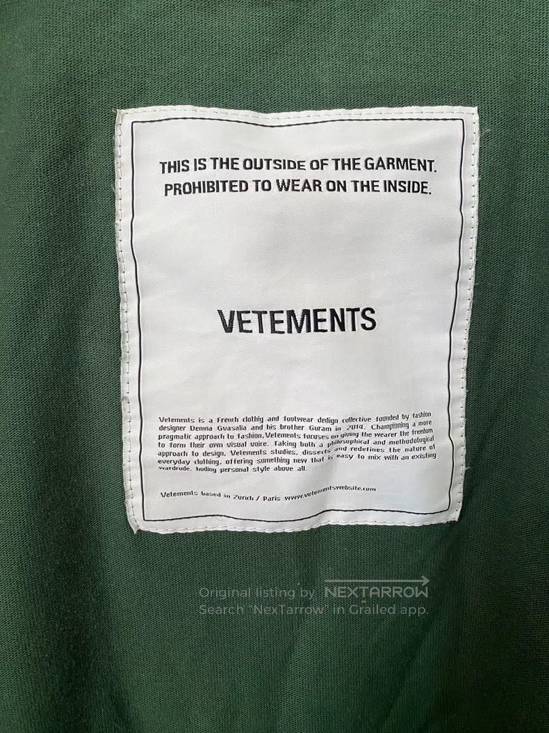Vetements Vetements Patchwork Logo Long Sleeve Hoodie Size US S / EU 44-46 / 1 - 5 Thumbnail