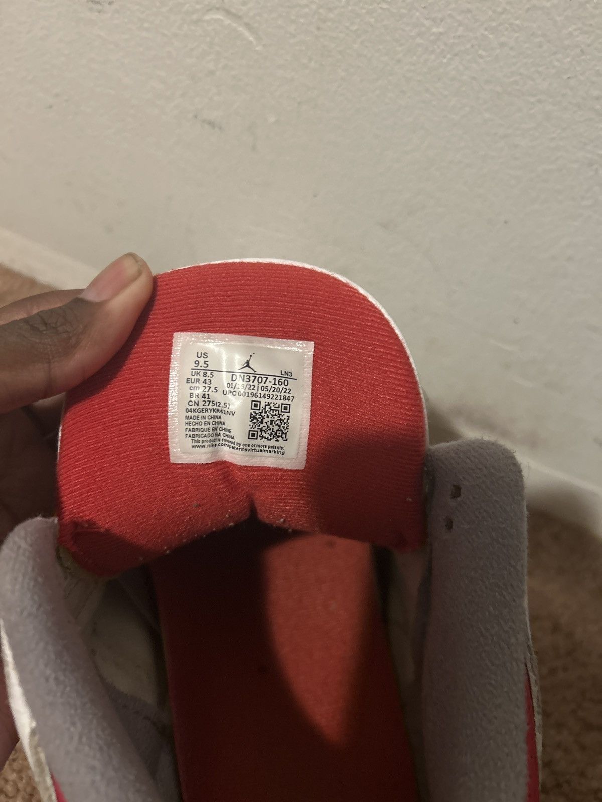 Jordan Brand jordan 3 fire red Size US 9.5 / EU 42-43 - 8 Thumbnail