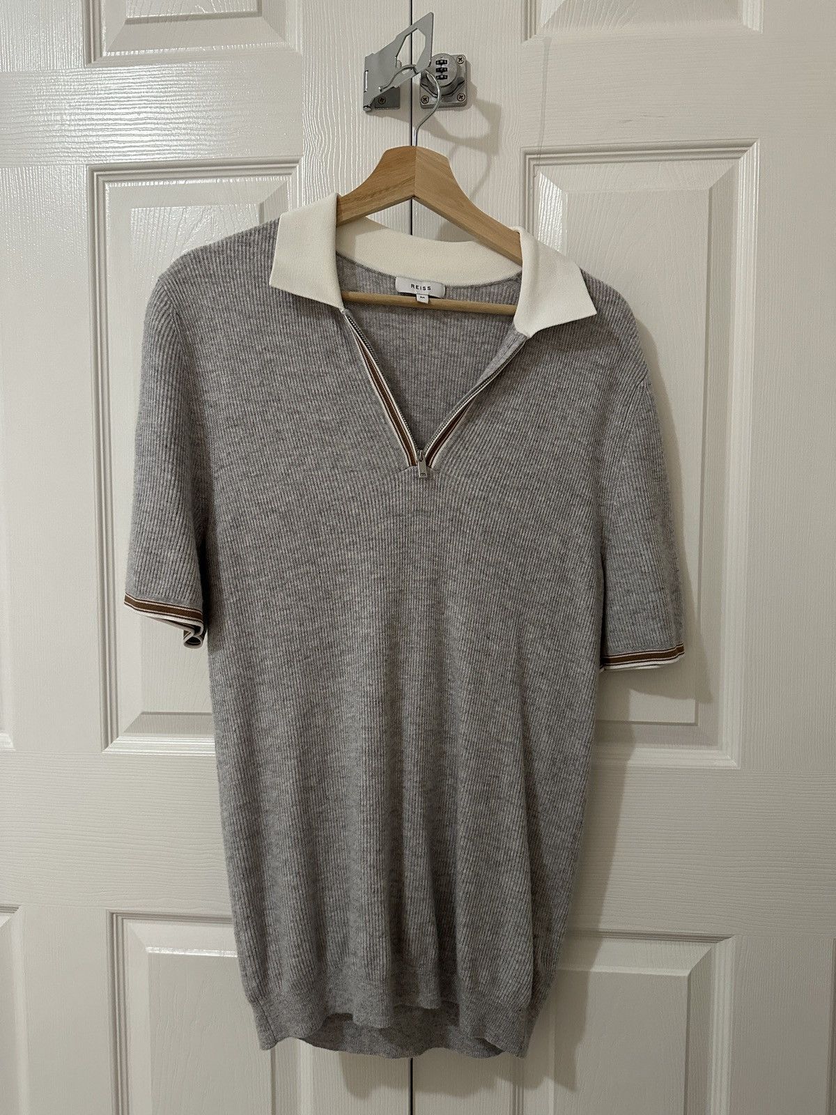 Reiss Reiss zip polo, sz M Size US M / EU 48-50 / 2 - 1 Thumbnail