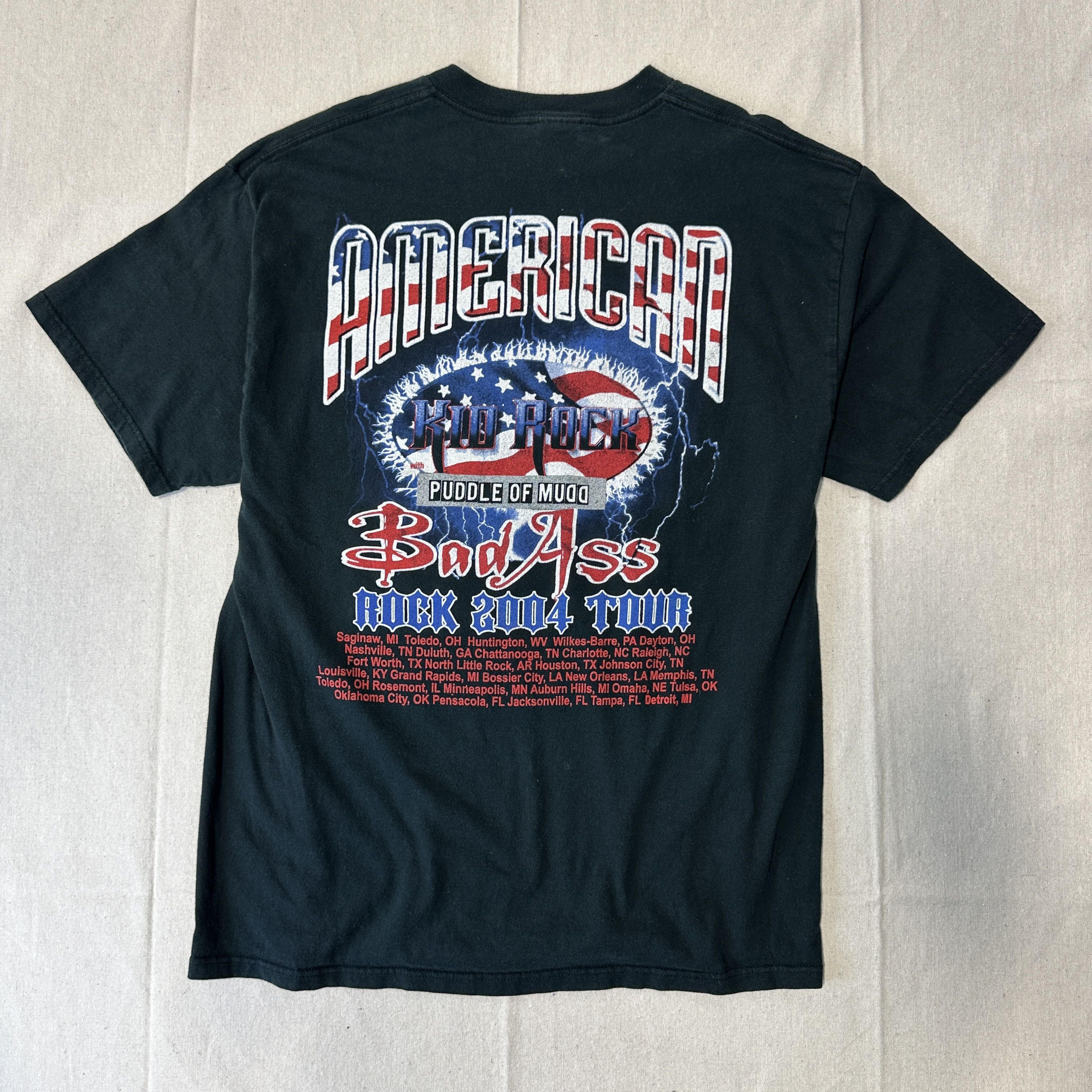 Other Vintage Kid Rock American Badass Graphic T-Shirt Size XL Size US XL / EU 56 / 4 - 6 Thumbnail