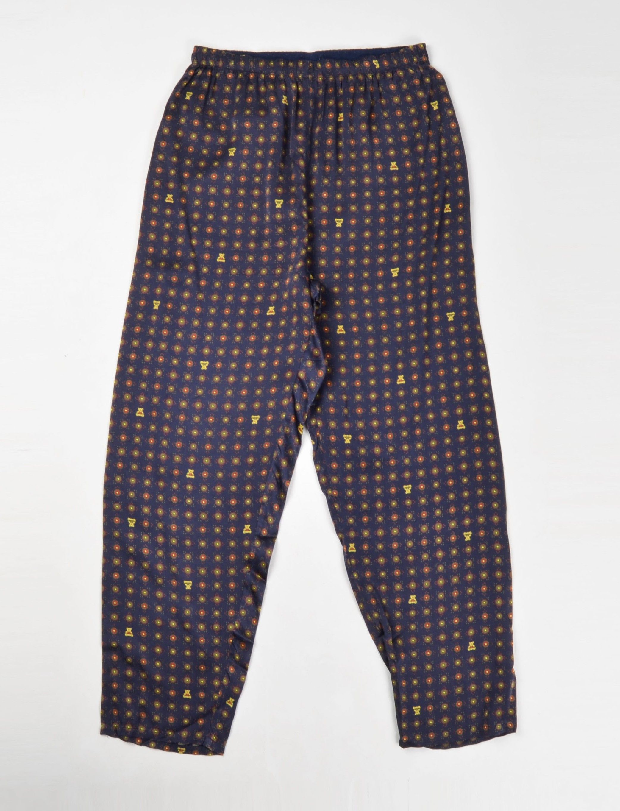 Hanro Vintage Hanro of Switzerland Blue Teddy Print Pajama Set Size XS / US 0-2 / IT 36-38 - 6 Thumbnail