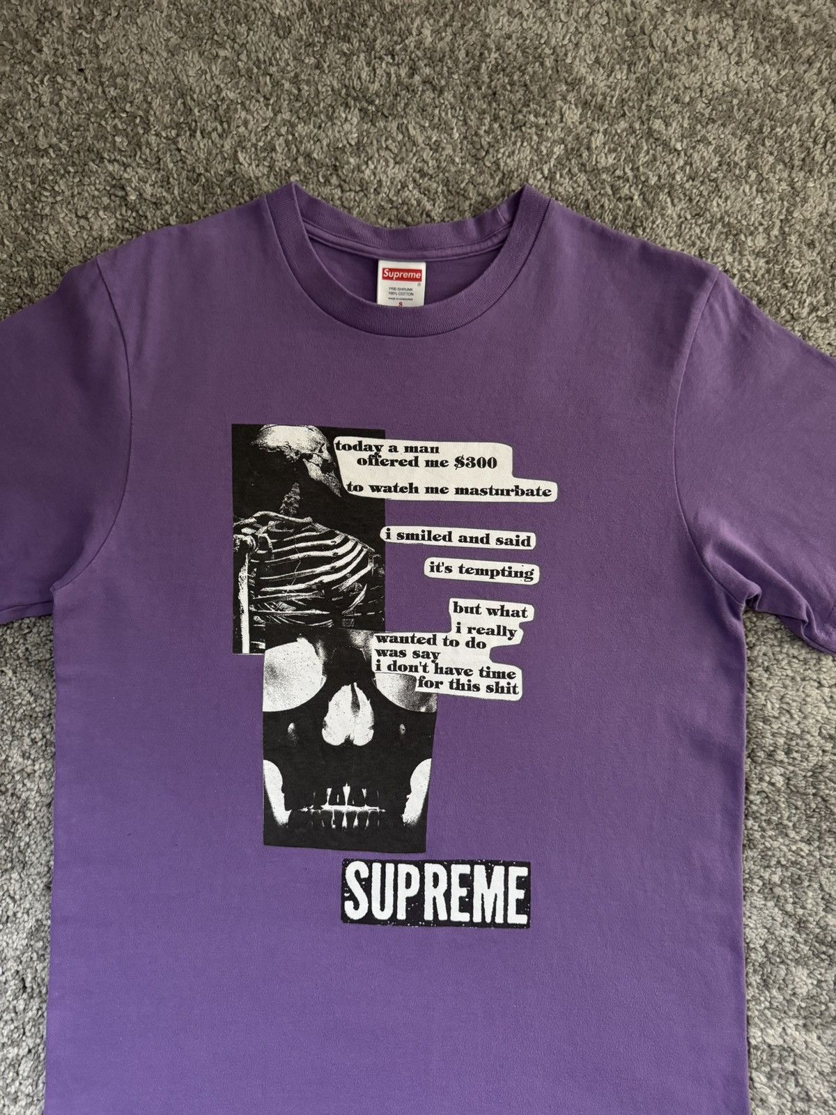 Supreme Supreme anathomy tee Size US S / EU 44-46 / 1 - 2 Thumbnail