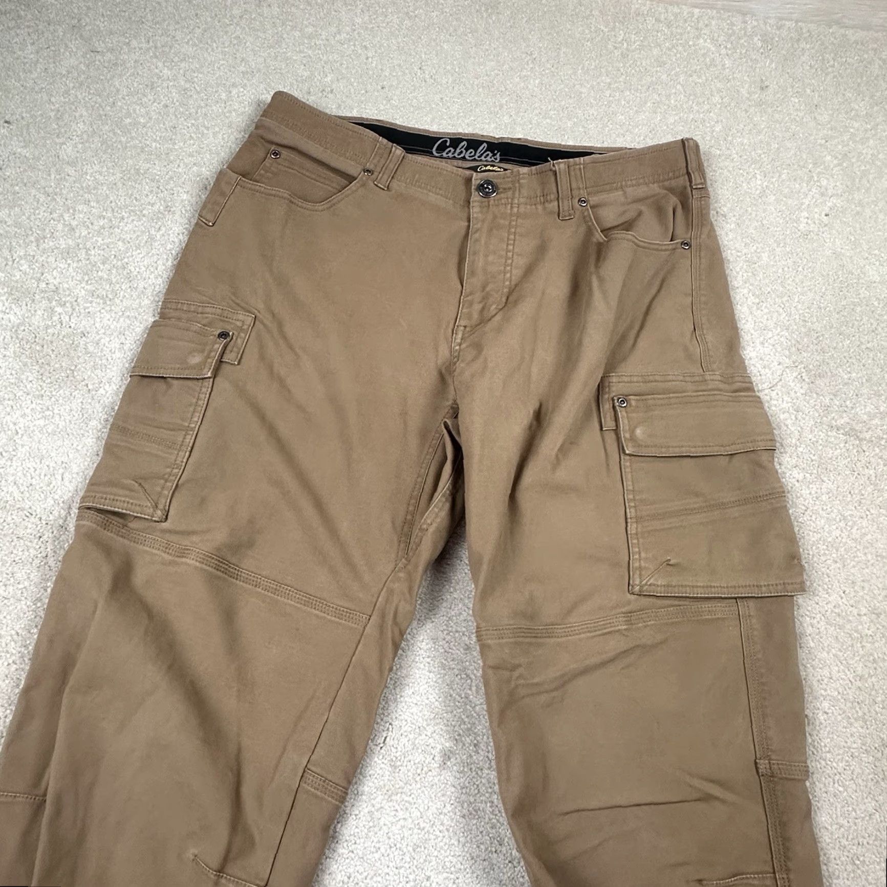 Vintage VINTAGE Cabela's Tactical Hunting Cargo Pants 36x30 Brown Workwear Outdoor Mens Size US 36 / EU 52 - 3 Thumbnail