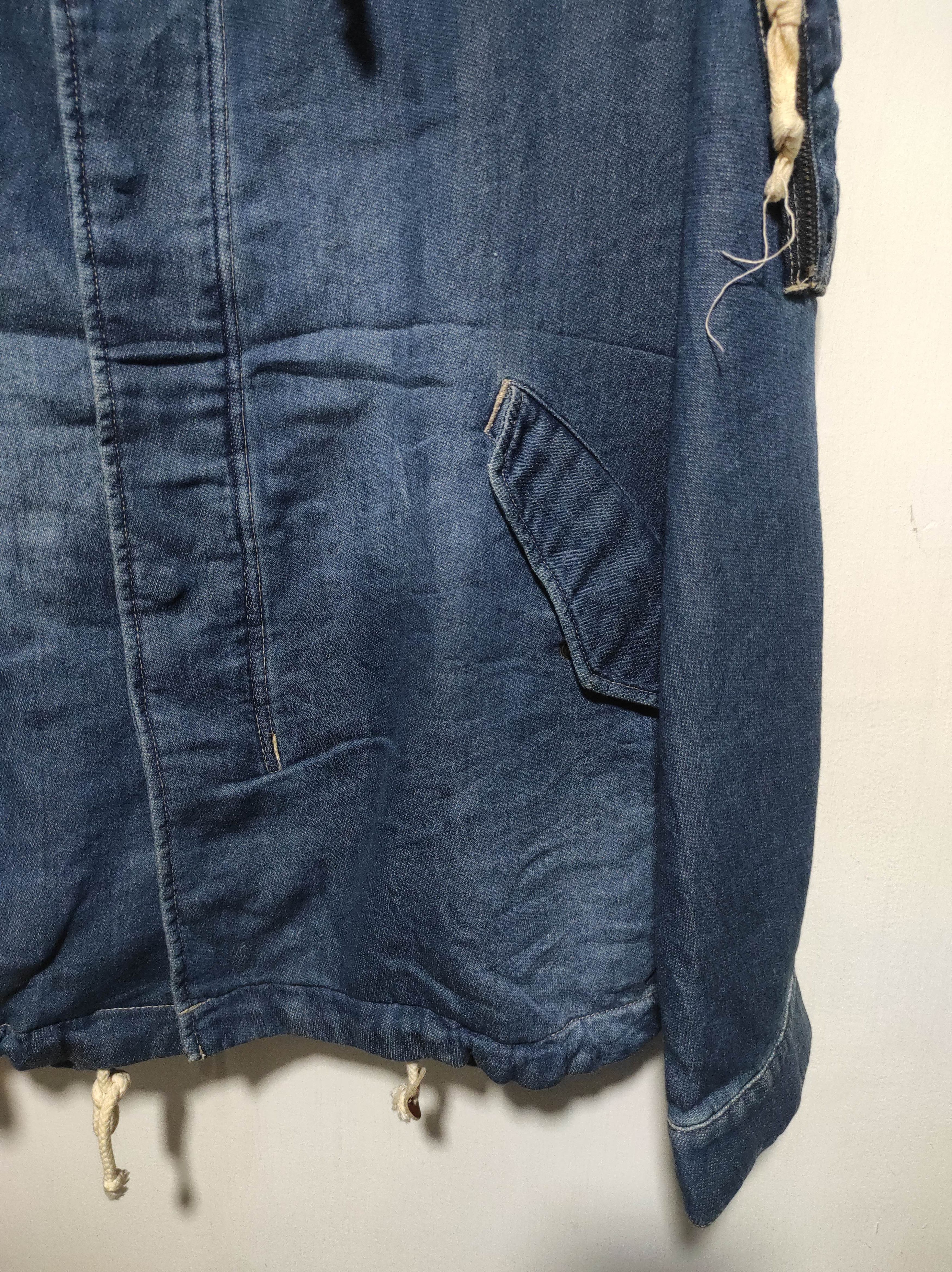 Japanese Brand Purple & Yellow Denim zip fur hoodie ifsix LGB style Size US L / EU 52-54 / 3 - 6 Thumbnail
