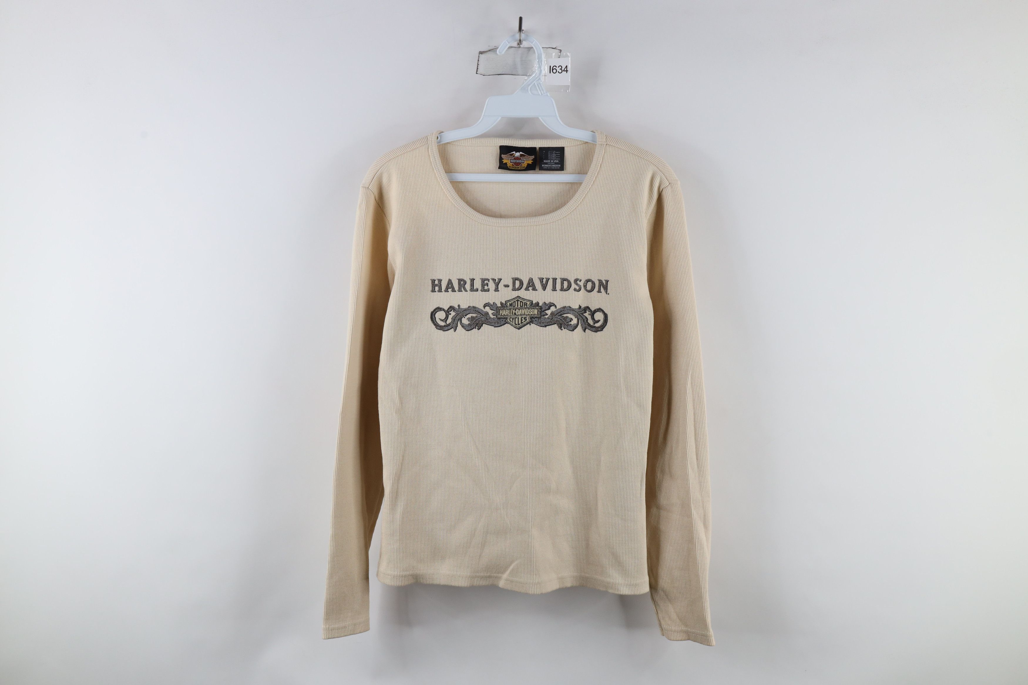 Harley Davidson × Vintage Vintage 90s Harley Davidson Tribal Long Sleeve T-Shirt USA Size M / US 6-8 / IT 42-44 - 1 Thumbnail