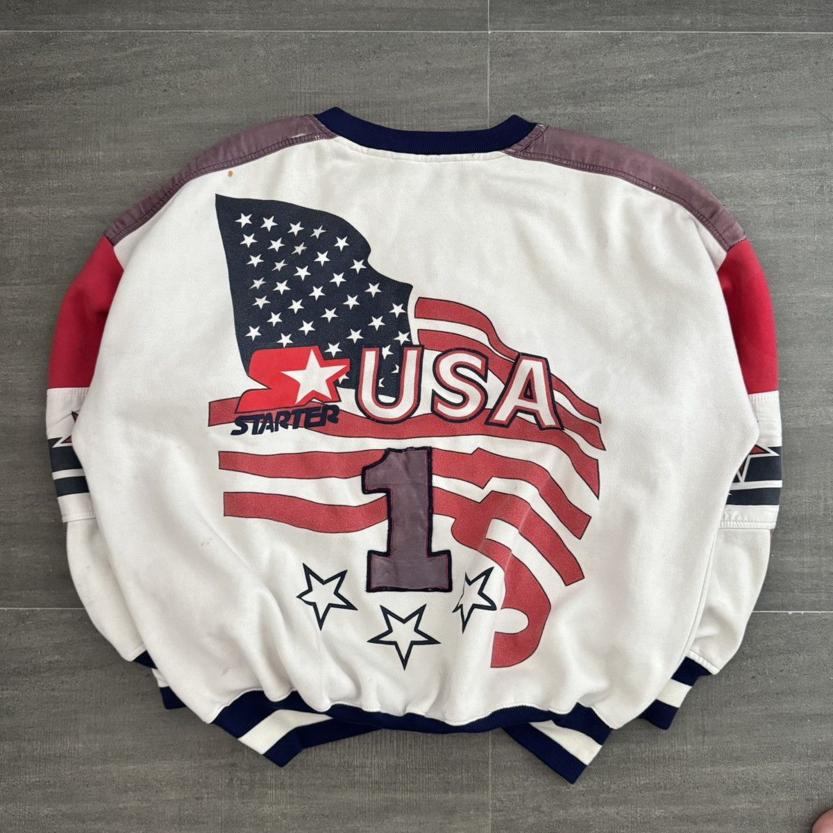 Starter 80-90s Vintage Starter American Cycler Crewneck Sweater Size US XL / EU 56 / 4 - 2 Thumbnail