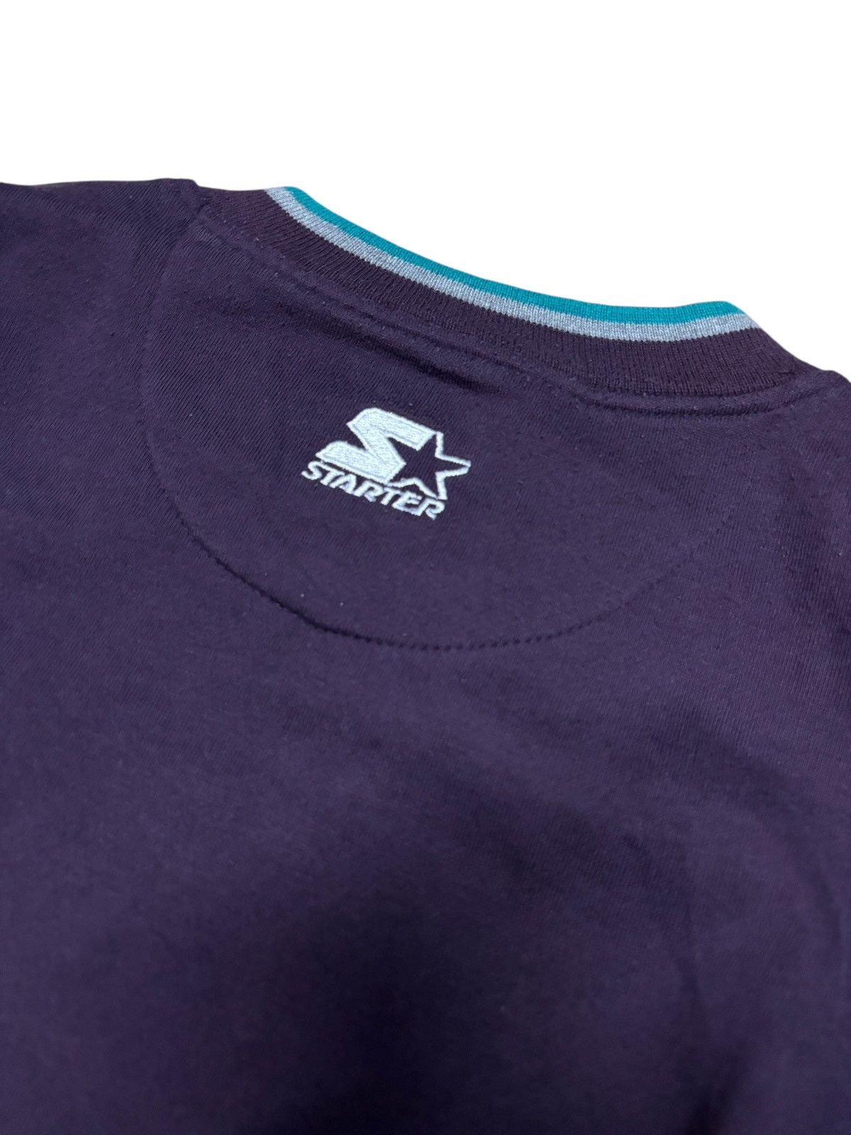 NHL (NEED GONE) Vintage 90's NHL Starter Mighty Duck Crewneck Size US L / EU 52-54 / 3 - 6 Thumbnail