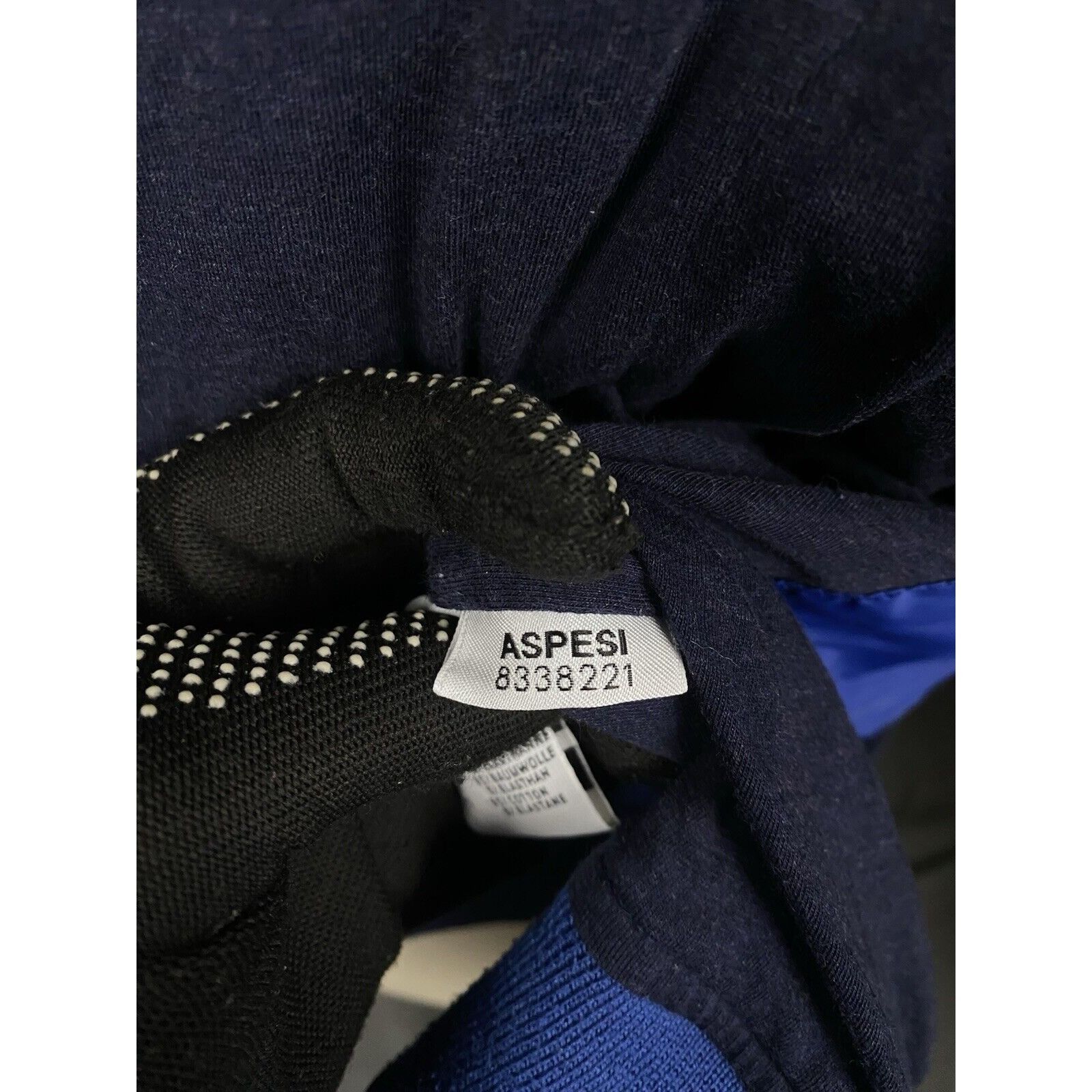 Aspesi Alberto Aspesi Men's Blue High Neck Bomber Jacket Size 2XL Size US XXL / EU 58 / 5 - 11 Thumbnail