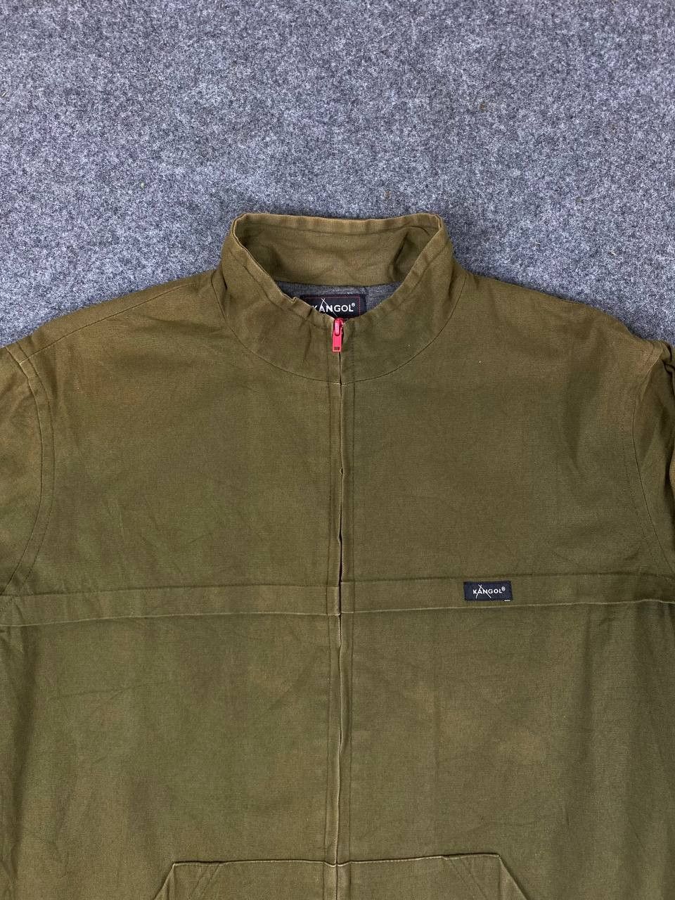Kangol kangol dark green cotton jacket slightly faded Size US L / EU 52-54 / 3 - 2 Thumbnail