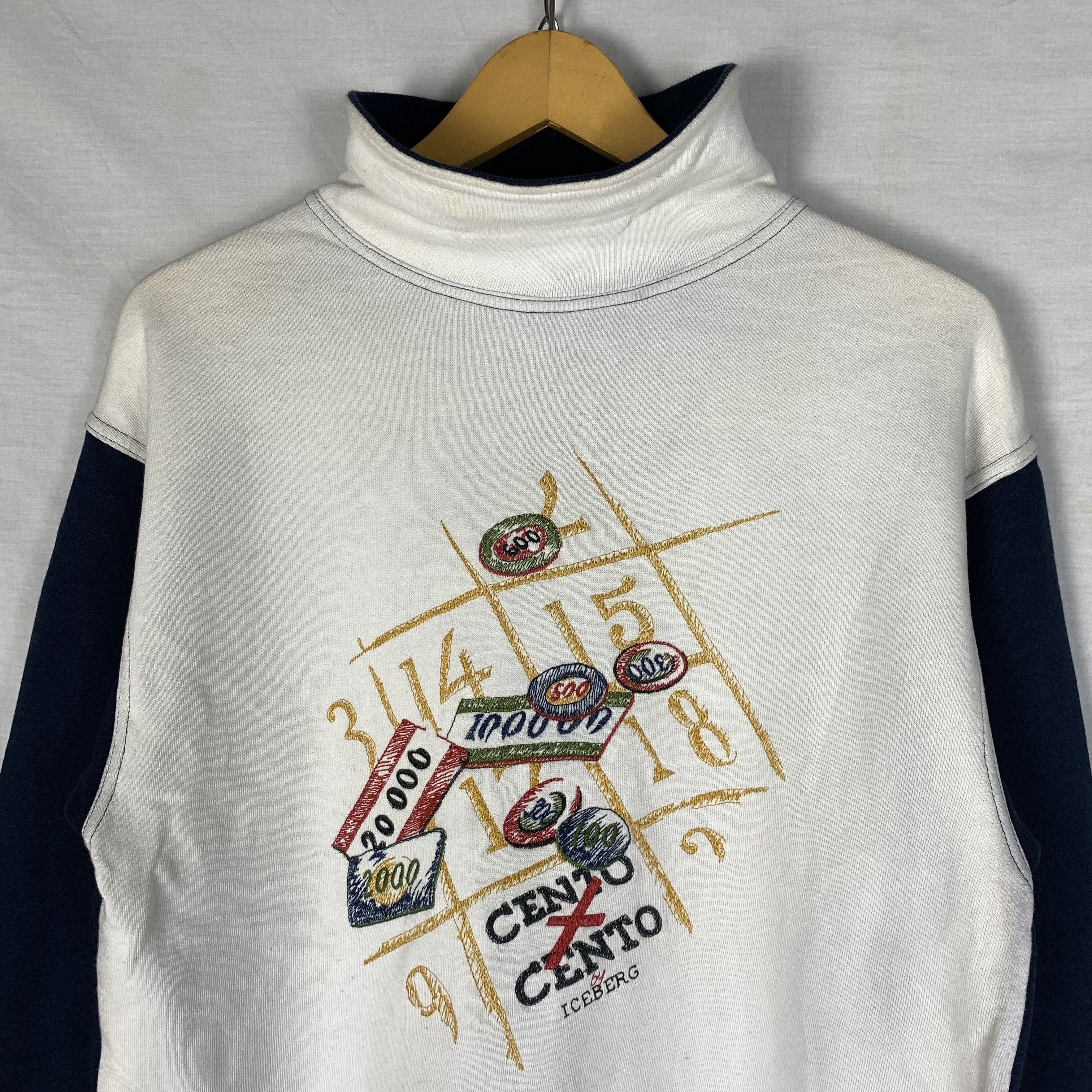 Iceberg Vintage Iceberg Sweatshirt Rollneck Size M / US 6-8 / IT 42-44 - 4 Thumbnail