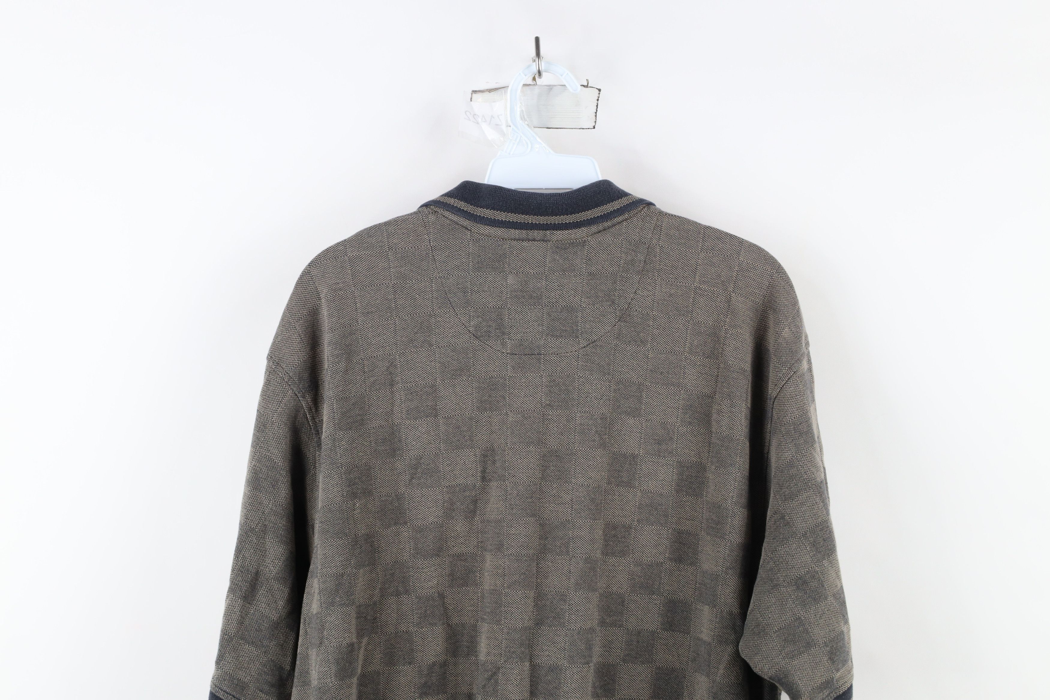 Vintage Vintage 90s Streetwear Knit Collared Golf Polo Shirt Size US L / EU 52-54 / 3 - 12 Thumbnail