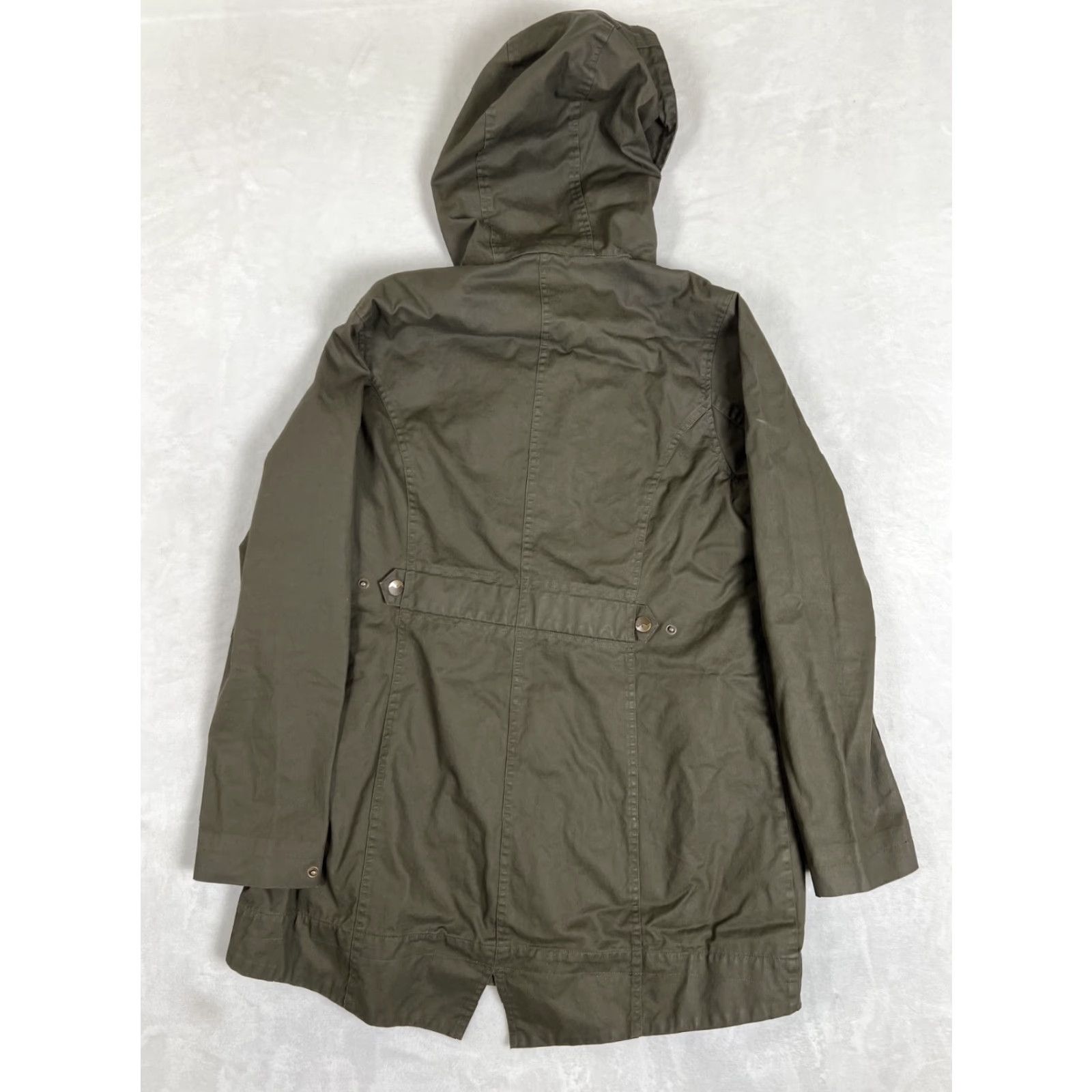 KAVU KAVU Sundowner Jacket Womens L Plaid Flannel Hooded Outerwear Green Size L / US 10 / IT 46 - 4 Thumbnail