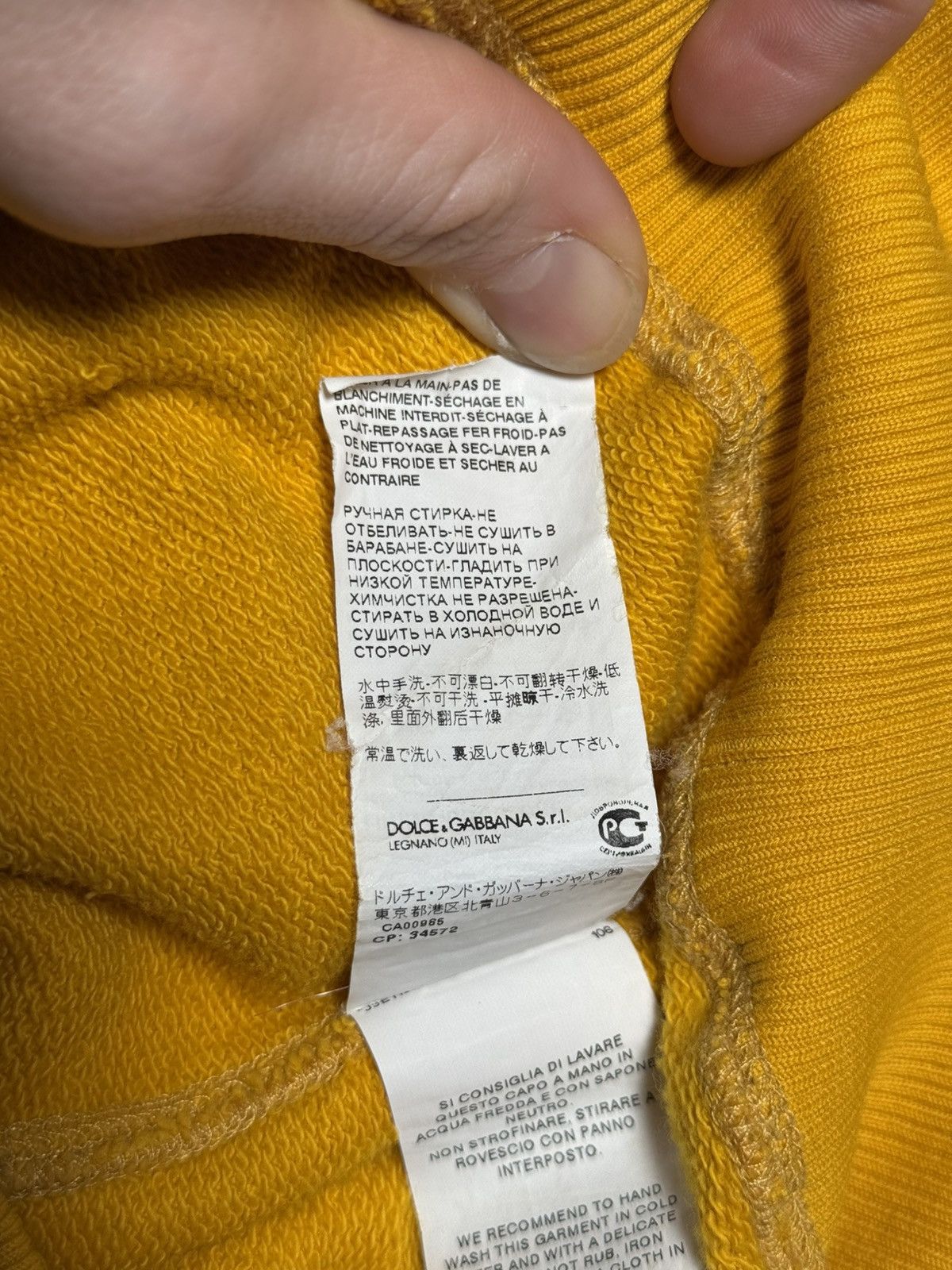 Dolce & Gabbana *RARE* Dolce & Gabbana Oversized Logo Hoodie Size US S / EU 44-46 / 1 - 10 Thumbnail