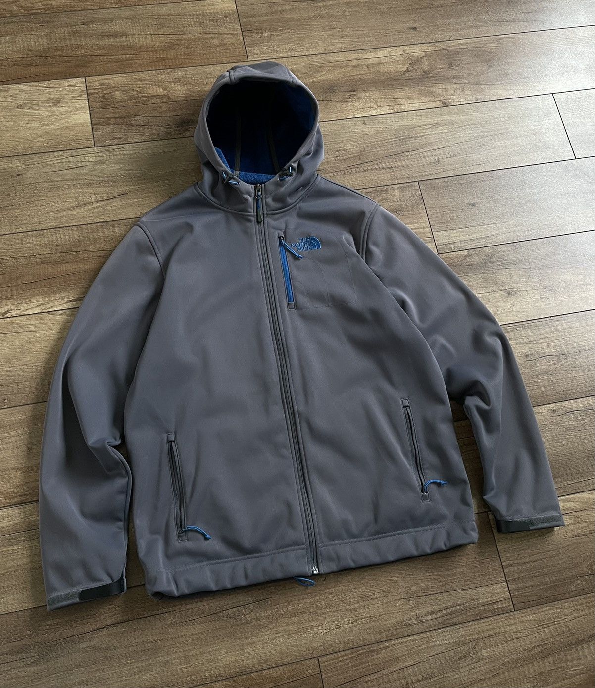 The North Face The North Face Hooded Softshell Fleece Thermo Jacket Shell Size US L / EU 52-54 / 3 - 1 Thumbnail