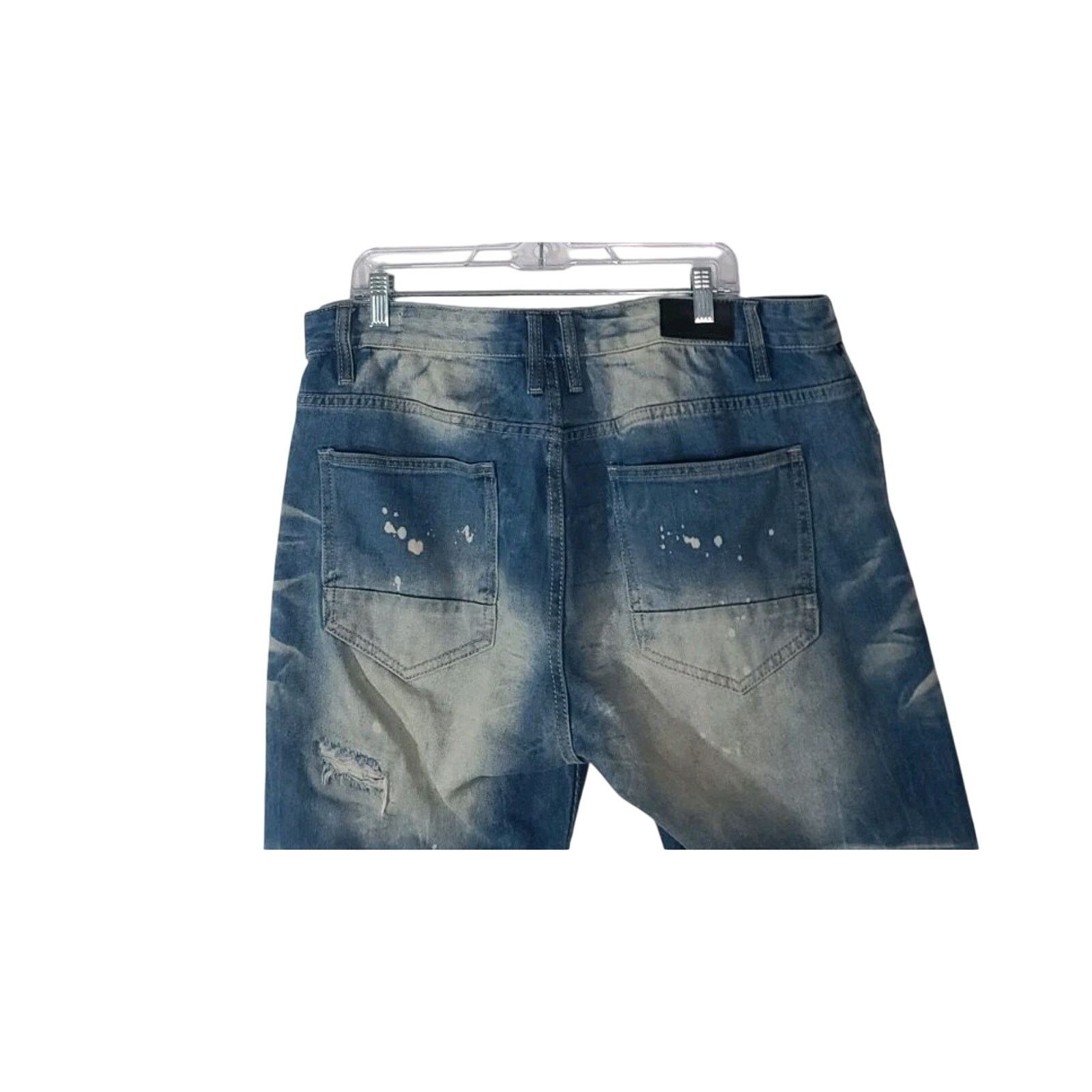 Smoke Rise Smoke Rise Men's Distressed Buckle Streetwear Jean Shorts 38 Size US 38 / EU 54 - 6 Thumbnail