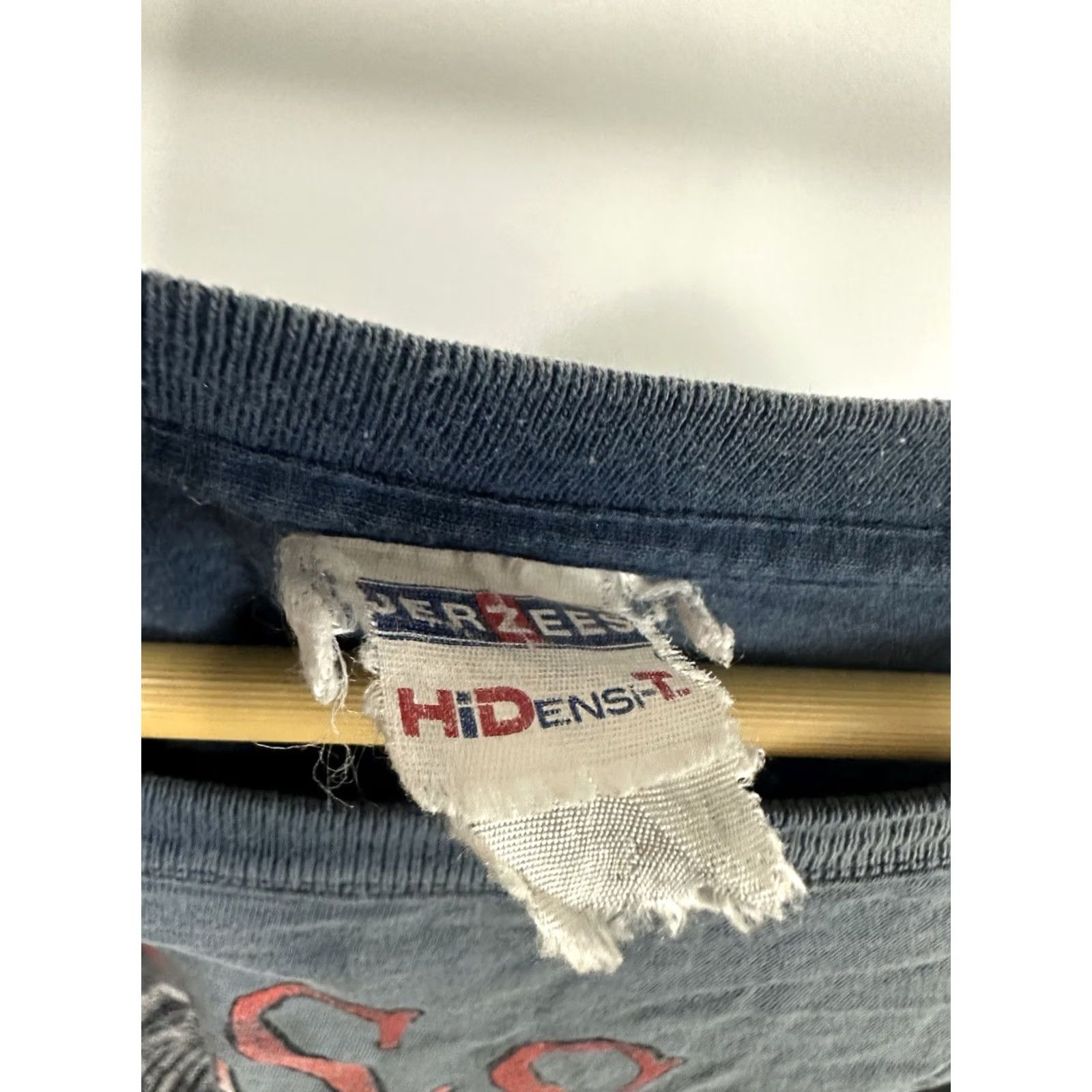 Jerzees VTG Classic America Eagle Gradient Sun Faded Worn WIP Boxy T-Shirt 2XL Blue Mens Jerzees Regular Short Sleeve Shirt Vintage Graphic Biker Grunge 90s Size US XXL / EU 58 / 5 - 3 Thumbnail