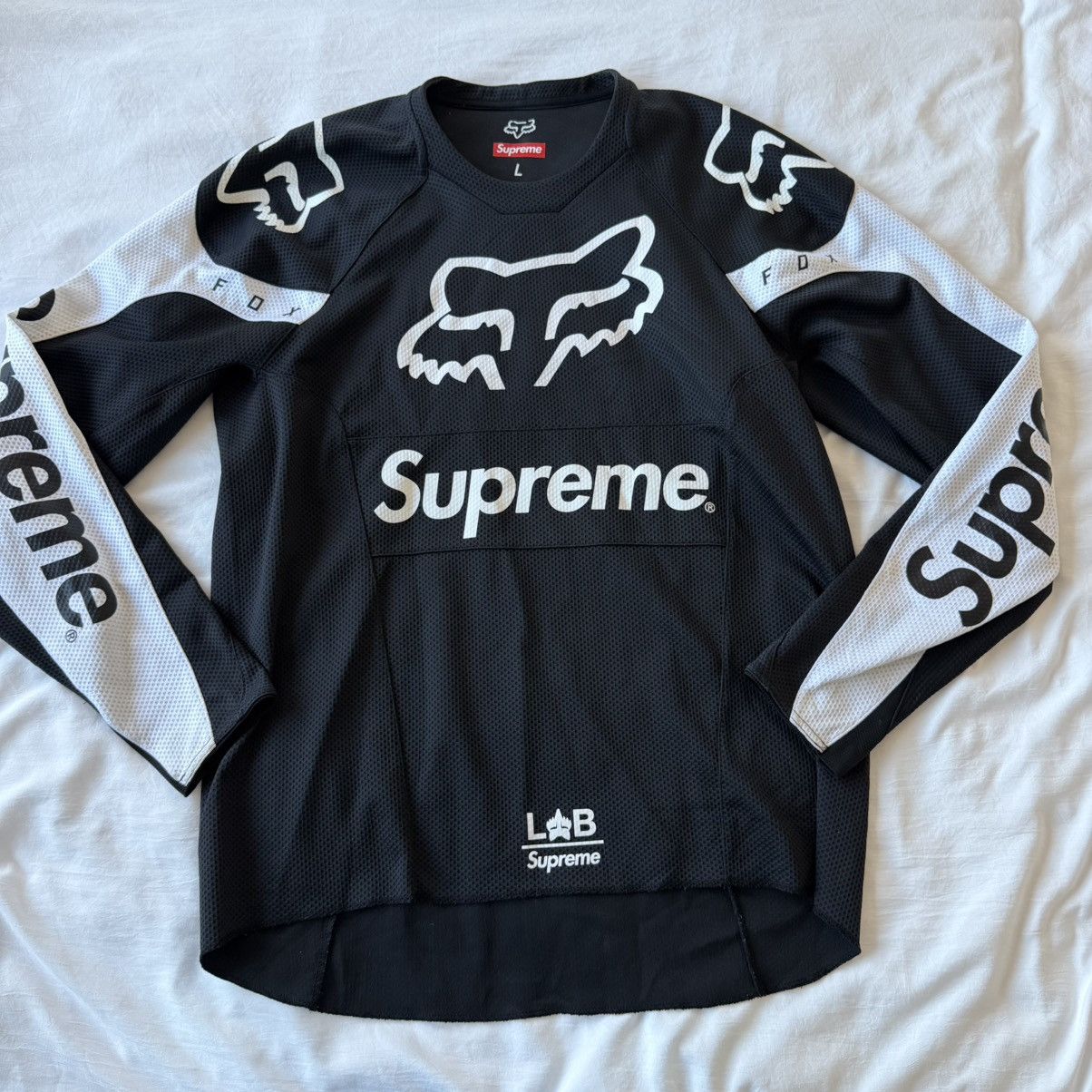 Supreme Supreme x Fox Racing Hoodie Black Large (LG) | Grailed