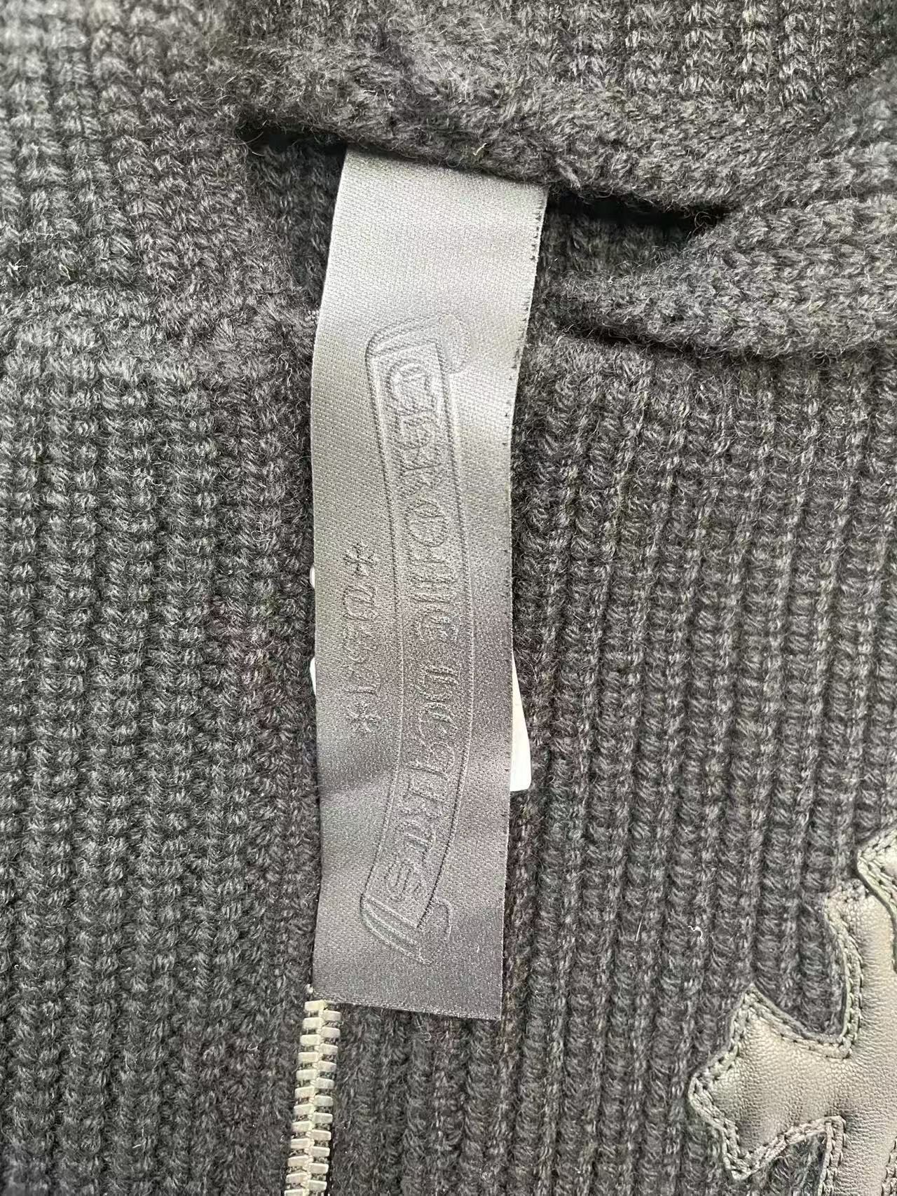 Chrome Hearts Chrome Hearts Cashmere Triple Cross Patch Zip Up Hoodie Size US L / EU 52-54 / 3 - 3 Thumbnail