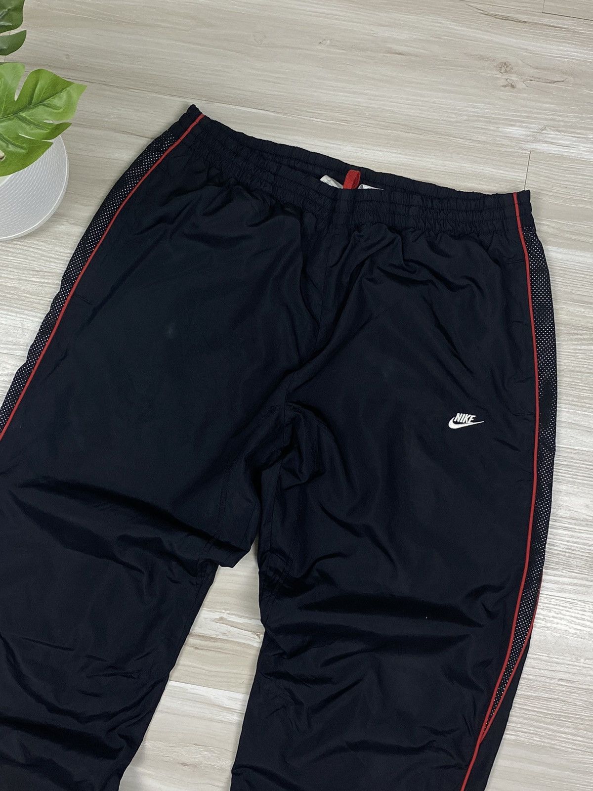 Nike × Vintage Double swoosh Nike Nylon Track Pants Drill Vintage Size US 32 / EU 48 - 9 Thumbnail