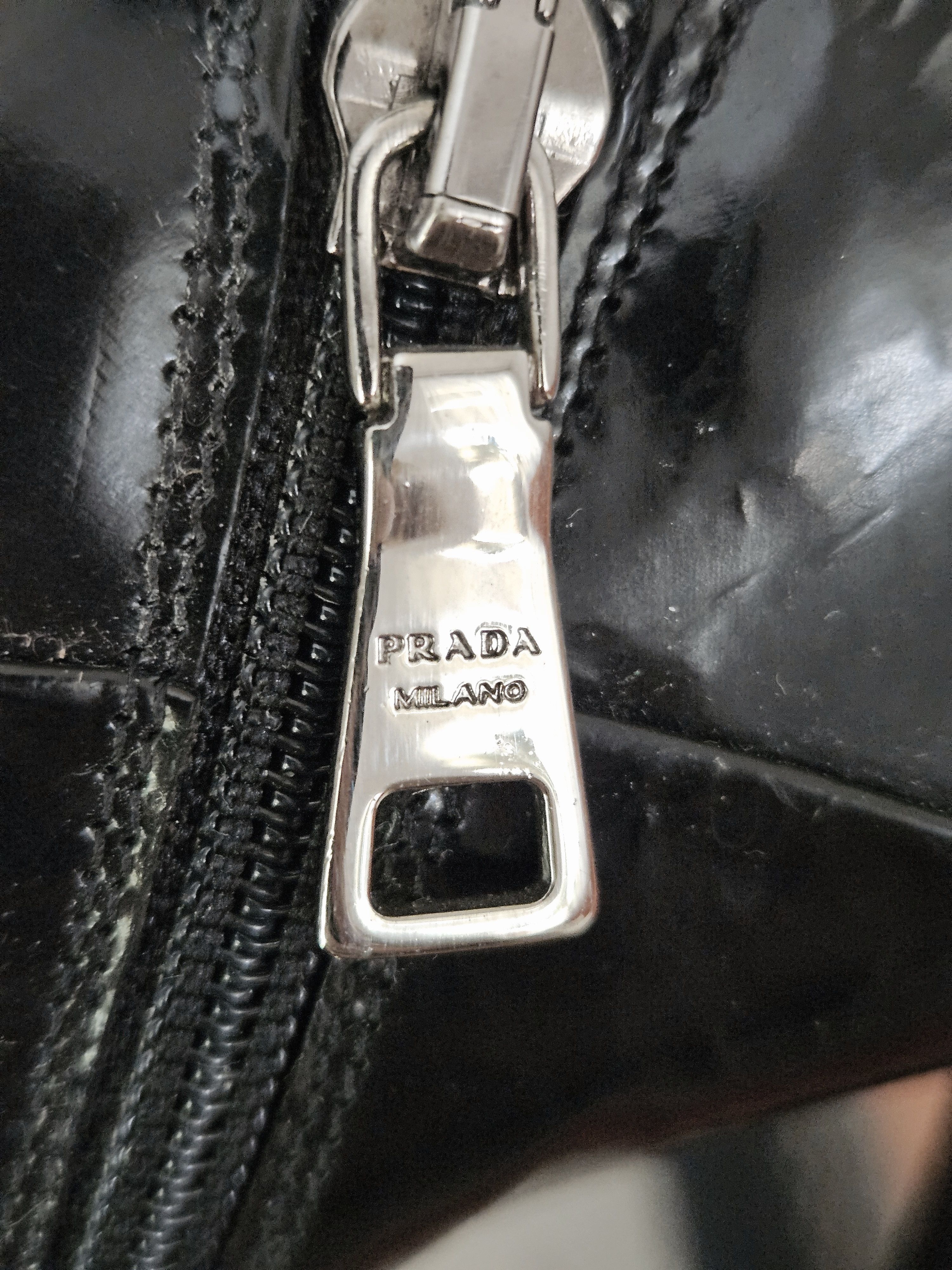 Prada Patent leather black zipped heels Prada Size US 10 / IT 40 - 4 Thumbnail