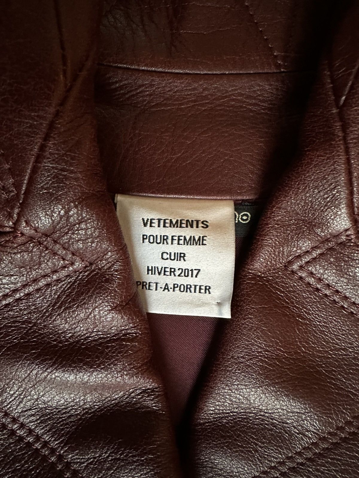 Vetements Vetements aw16 leather coat Size S / US 4 / IT 40 - 4 Thumbnail