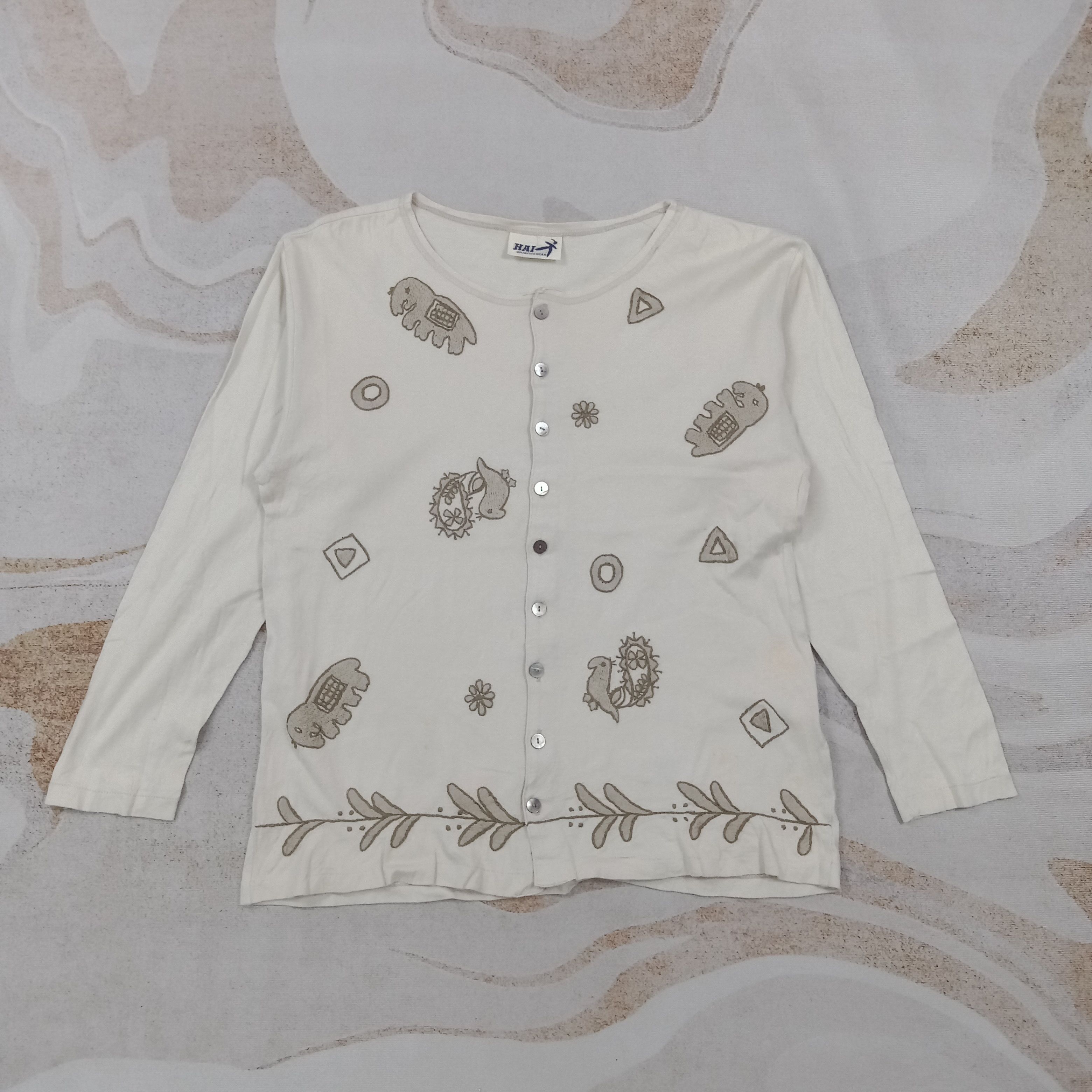 Hai Sporting Gear Hai Sporting Gear by Issey Miyake Button Up Tshirt C276N59 Size US M / EU 48-50 / 2 - 1 Thumbnail