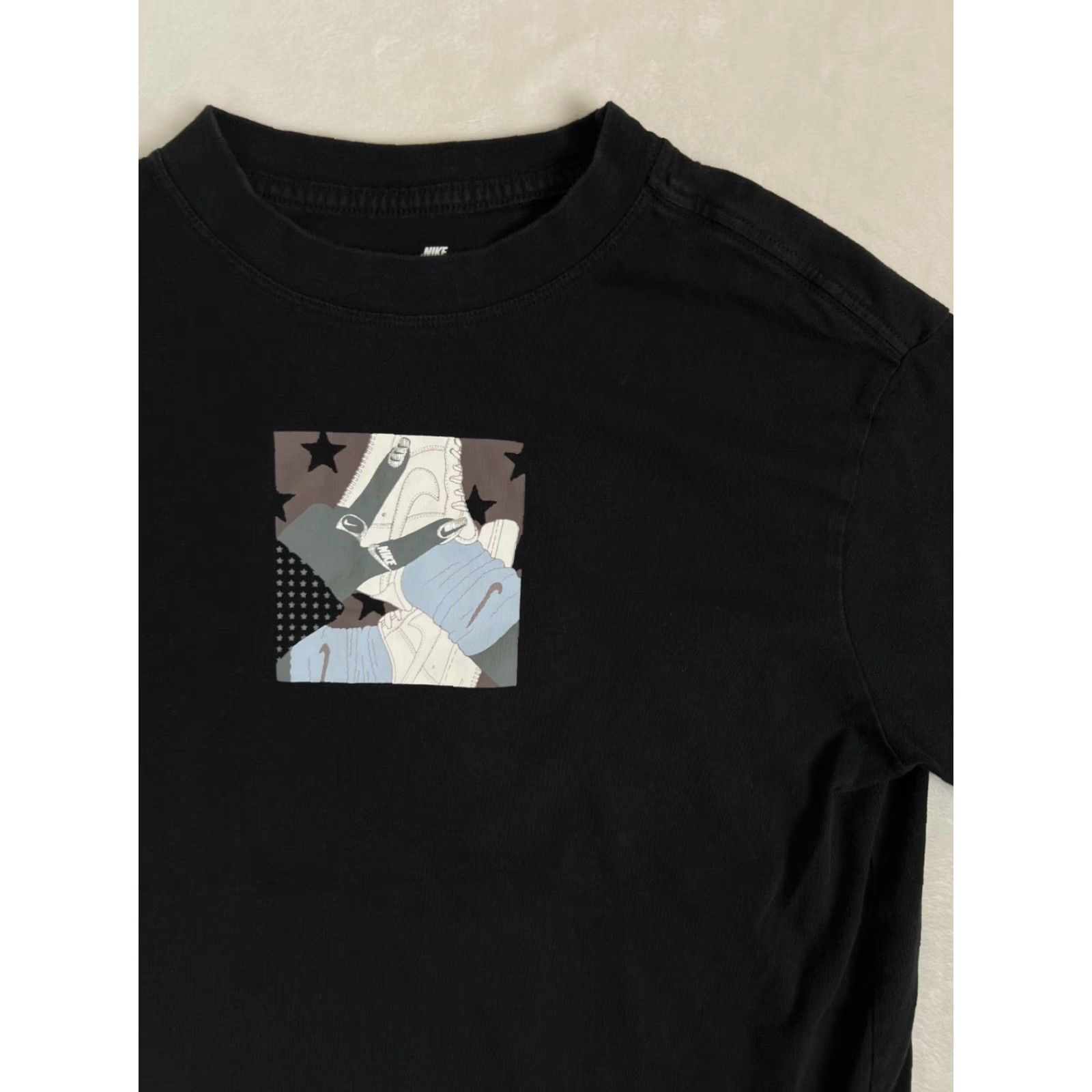 Nike Nike Air Force Women's T-Shirt Size Medium Retro Black Y2K Size M / US 6-8 / IT 42-44 - 2 Thumbnail