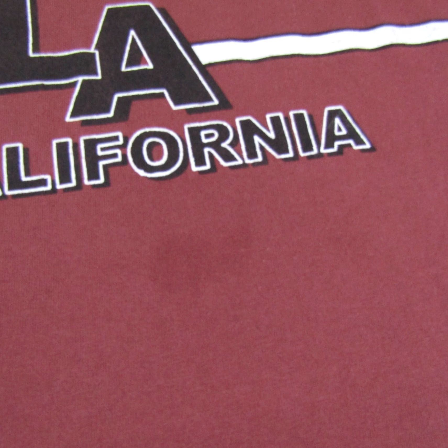 Vintage VINTAGE Alstyle LA California T-Shirt Mens XL Short Sleeve Graphic Print Red 90s Y2K Size US XL / EU 56 / 4 - 4 Thumbnail