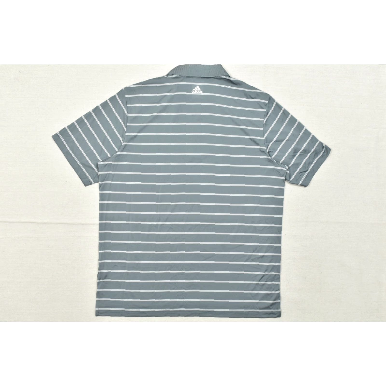 Adidas Adidas Golf Puremotion Polo Shirt Mens Large Gray White Striped Short Sleeve Polo Casual Activewear Sports Golf Shirt Mens Large Gray White Striped Size US L / EU 52-54 / 3 - 3 Thumbnail