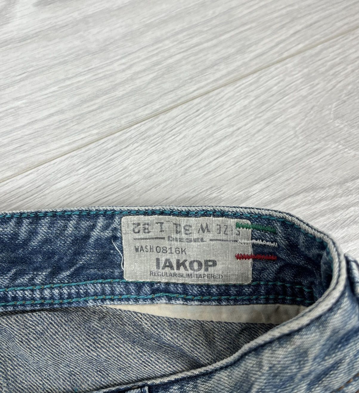 Diesel Diesel Italy Iakob Distressed Washed Denim Pants Jeans Size US 31 - 14 Thumbnail