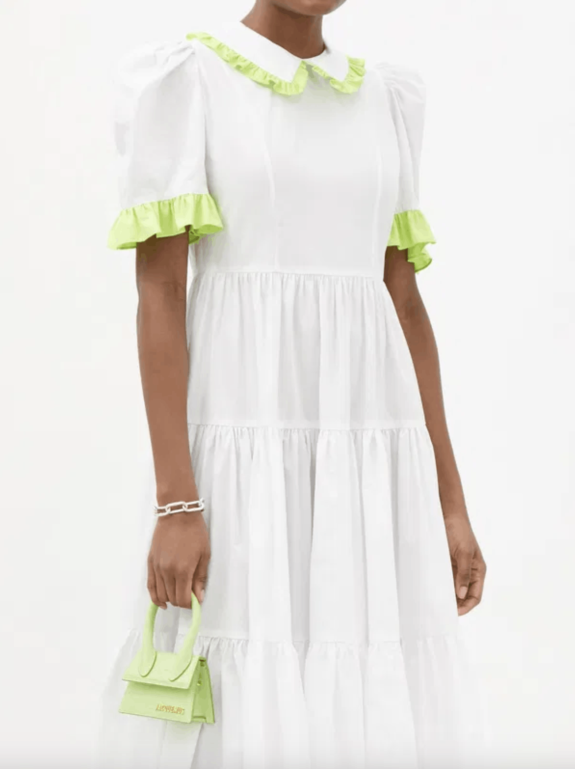 Batsheva Batsheva Lucy ruffled cotton dress. Size M / US 6-8 / IT 42-44 - 5 Thumbnail
