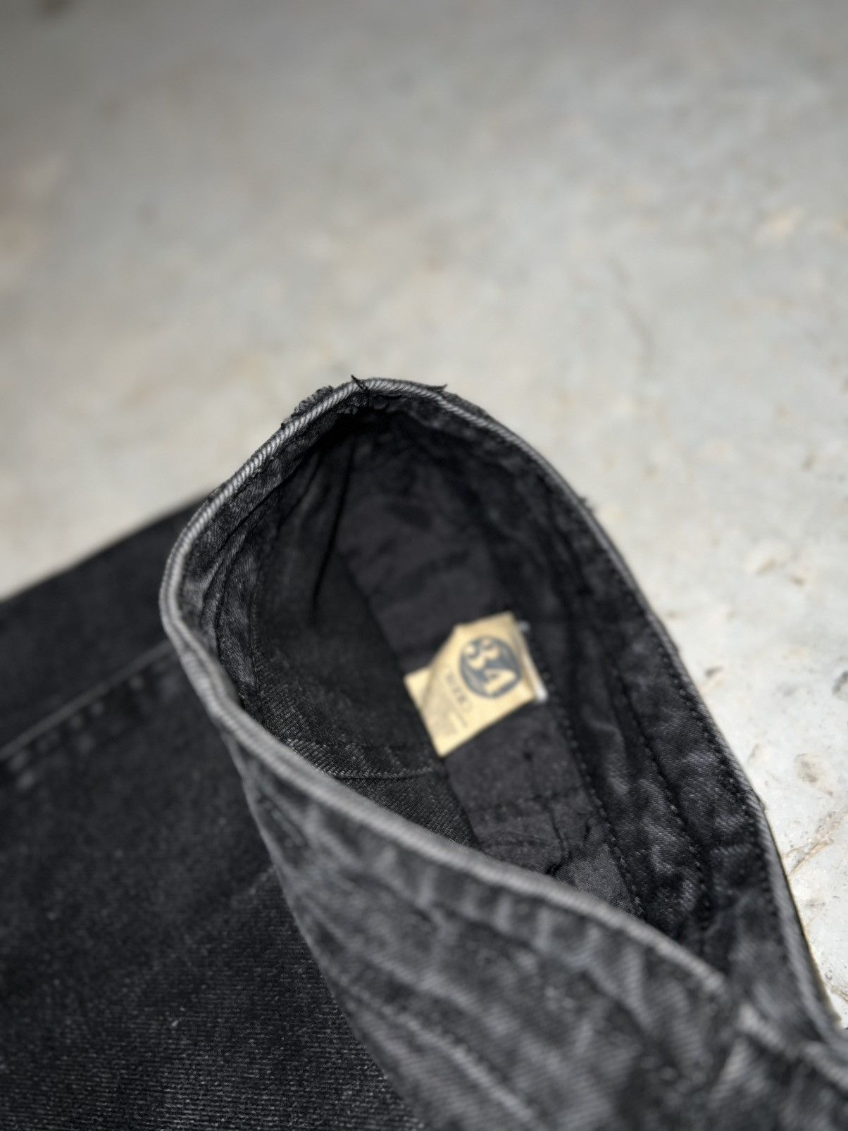Designer × Other Grindhouse Denim Baggy Cargo Pants Size US 34 / EU 50 - 3 Thumbnail
