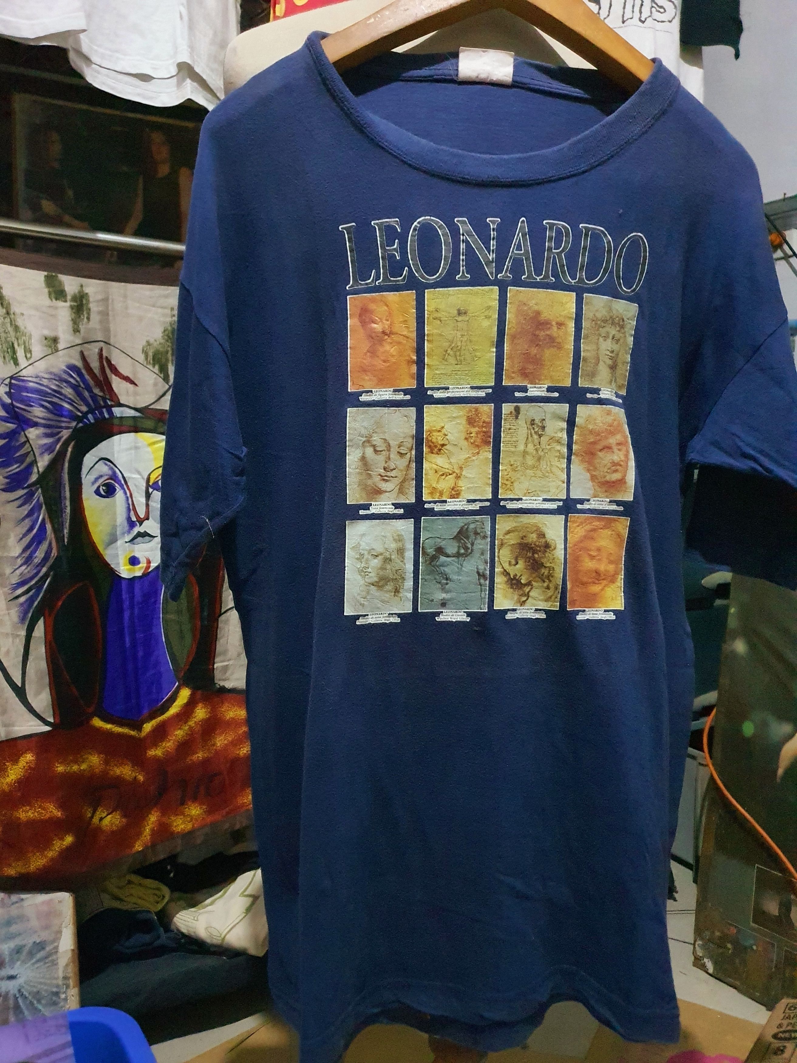 Vintage 90s Leonardo da vinci L Size US L / EU 52-54 / 3 - 1 Thumbnail
