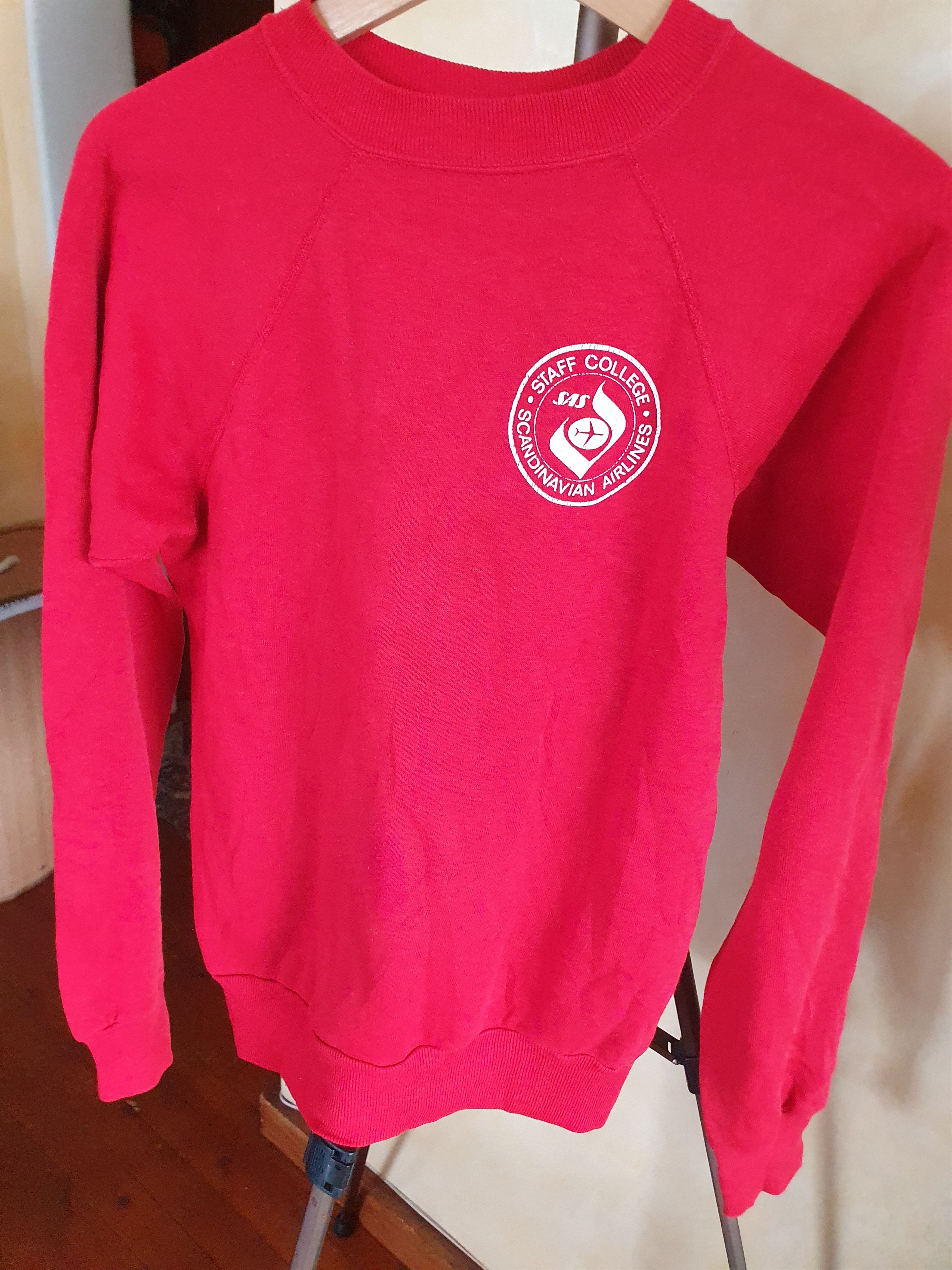 Vintage SAS Scandinavian Airlines Vintage Sweatshirt Staff College M Size US M / EU 48-50 / 2 - 5 Thumbnail