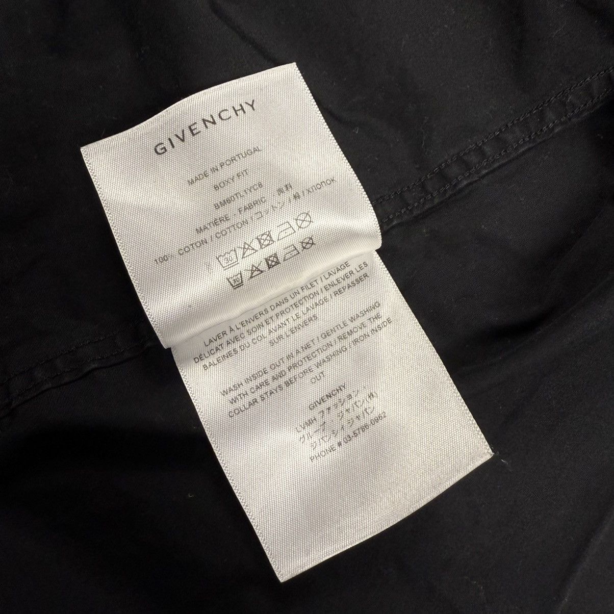 Givenchy Givenchy Black Zip Shirt Size US M / EU 48-50 / 2 - 6 Thumbnail